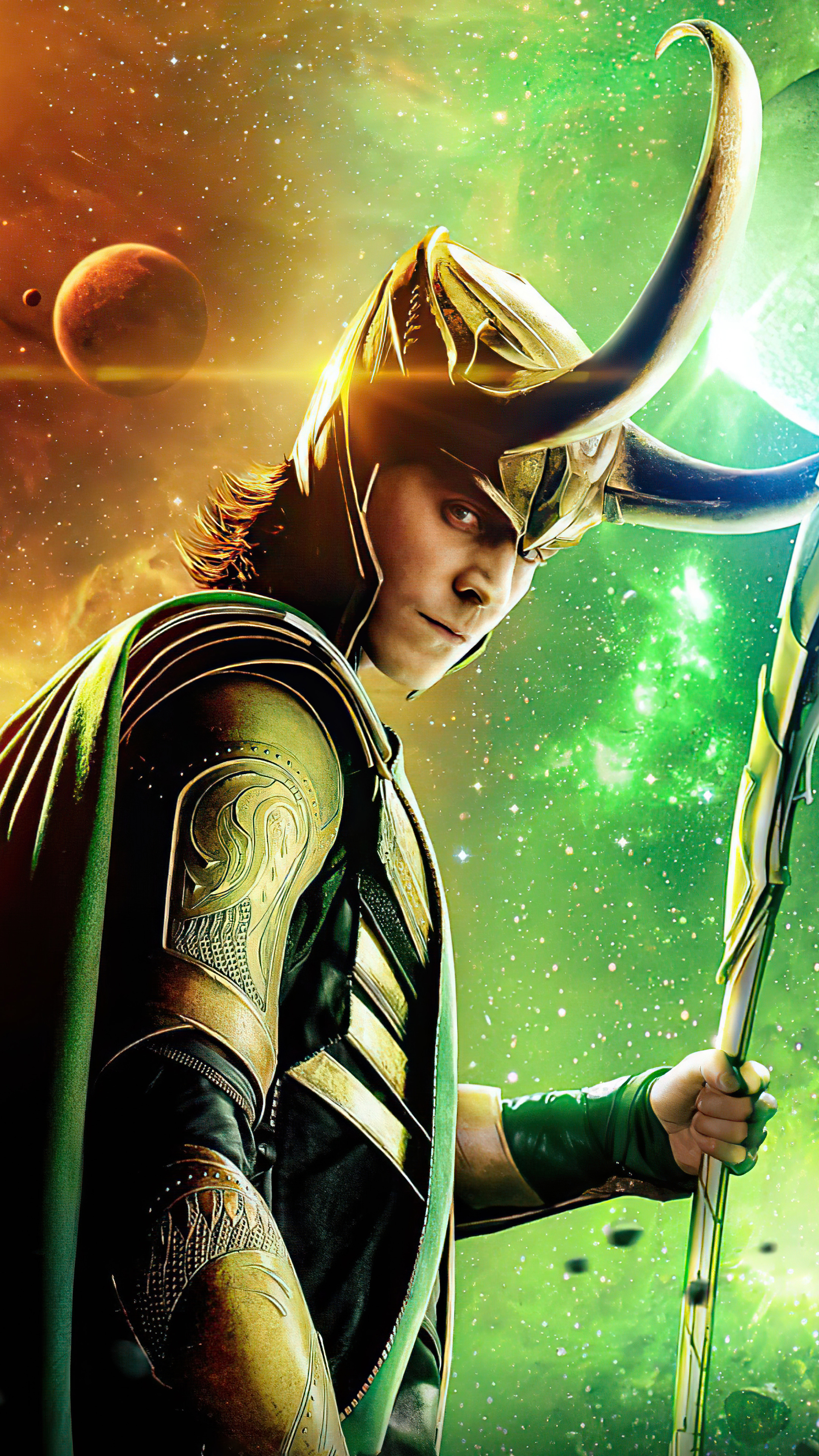 God Of Mischief Poster 5k Sony Xperia