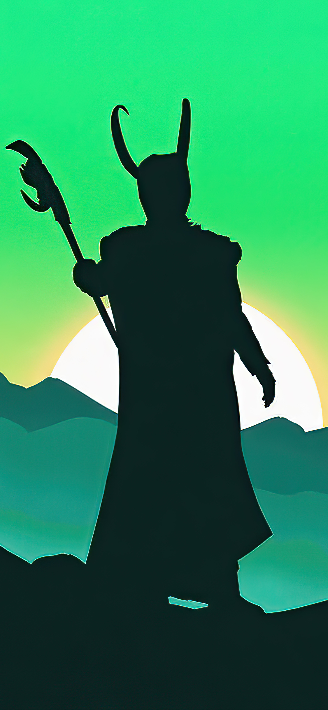 Loki Minimal Art 4k iPhone XS