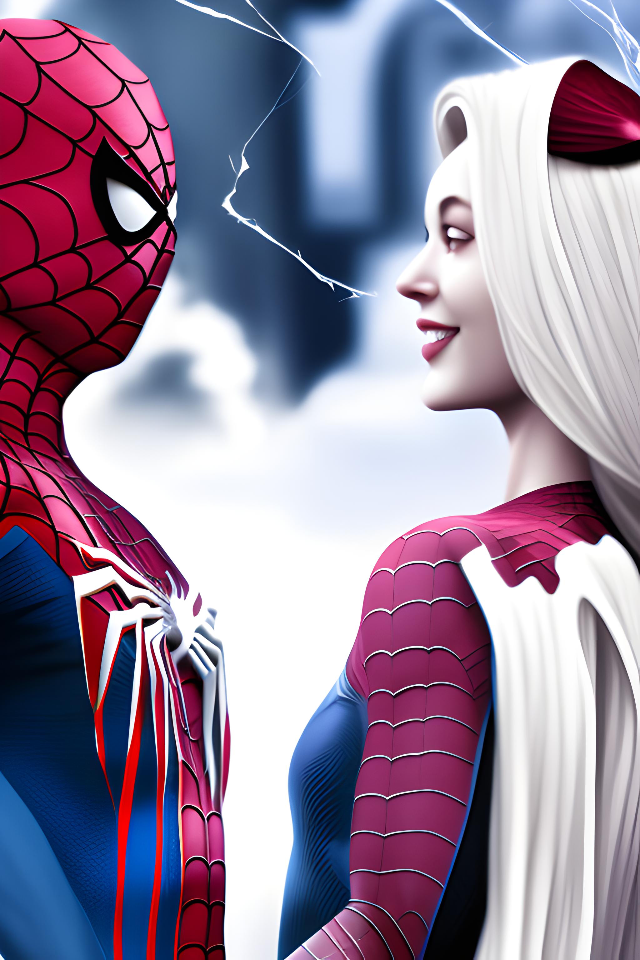 Spiderman couple