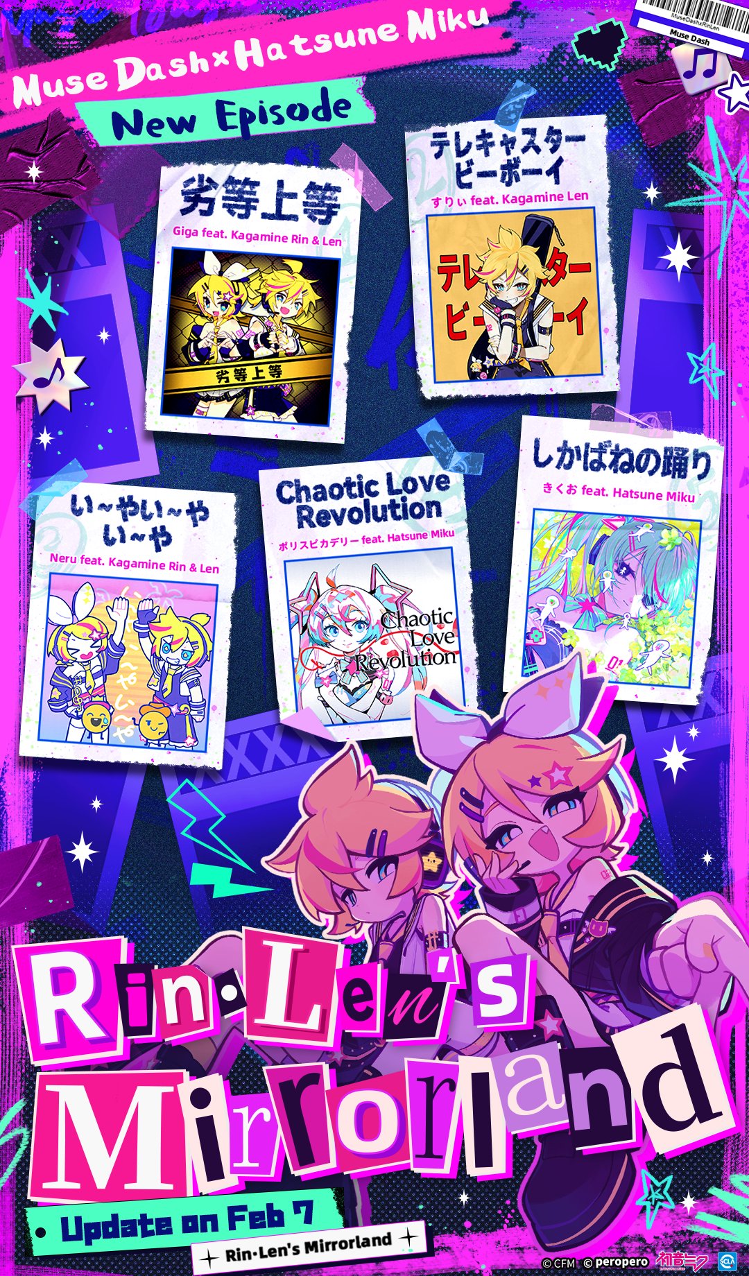 Muse Dash - ◤◢◤◢◤Rin·Len's