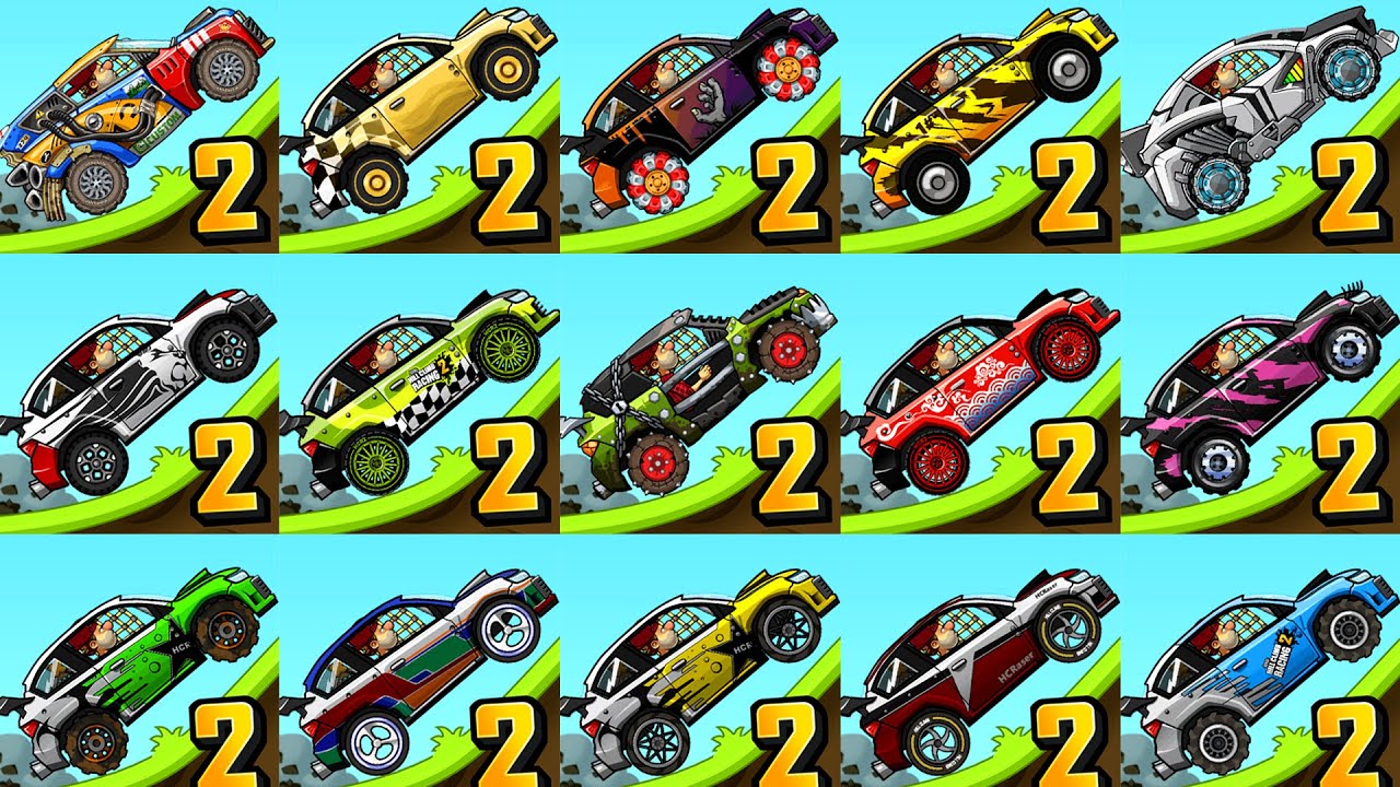 Hill Climb Racing 2 Rally Paints