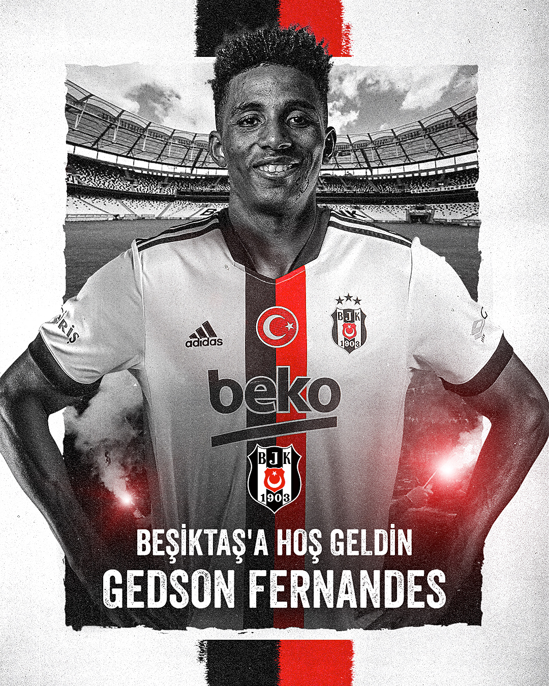 Gedson Fernandes. Welcome to Beşiktaş