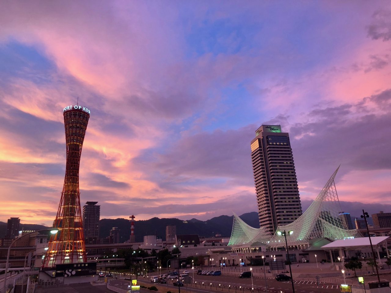 Kobe Waterfront Kobe: When a Typhoon