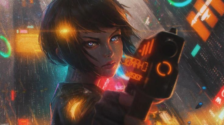 Cyberpunk anime, Animated wallpaper