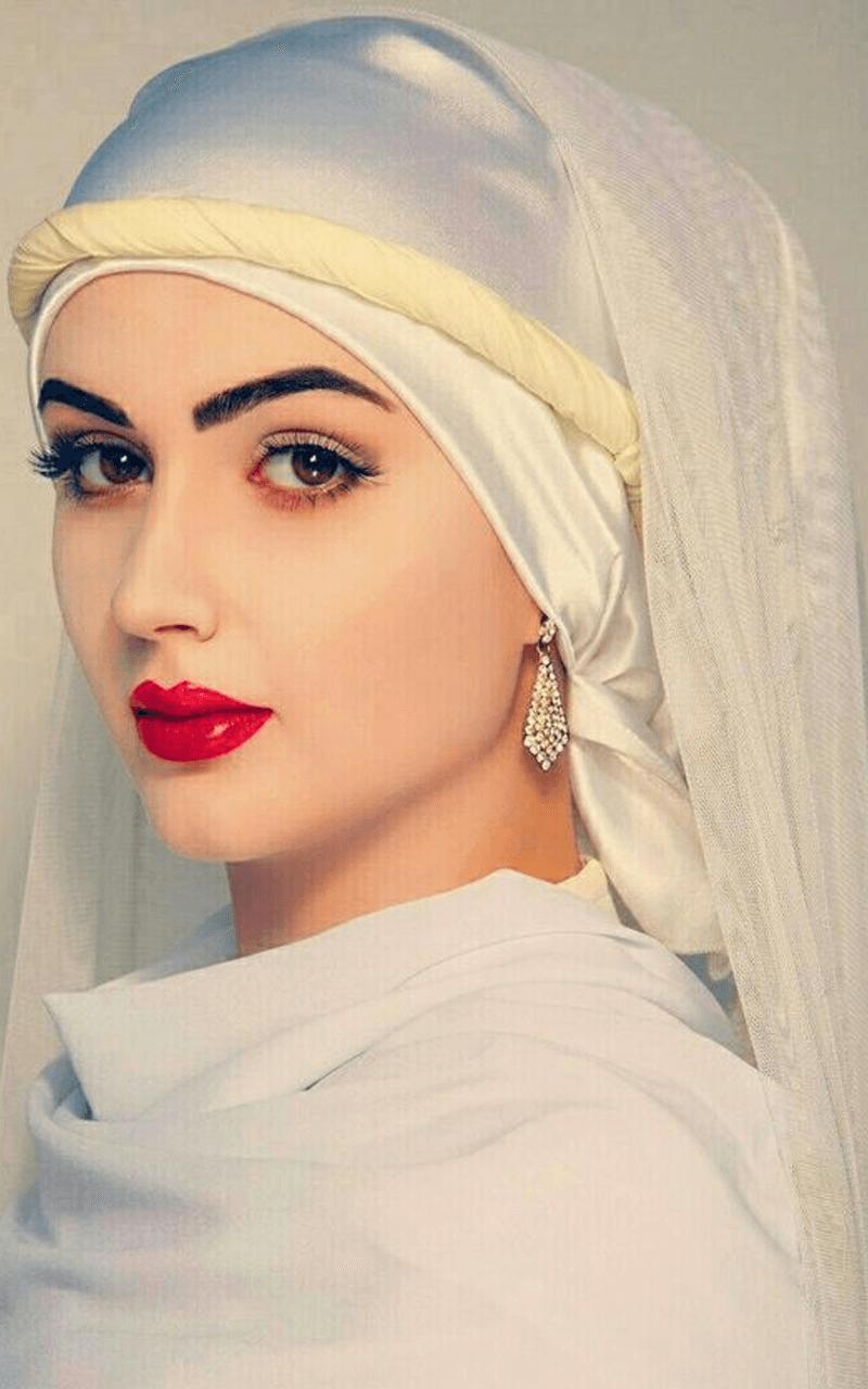Arabian Women Eyes Phone Wallpaper