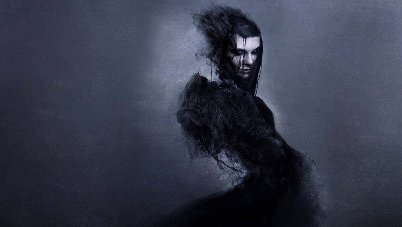 HD desktop wallpaper: Dark, Women