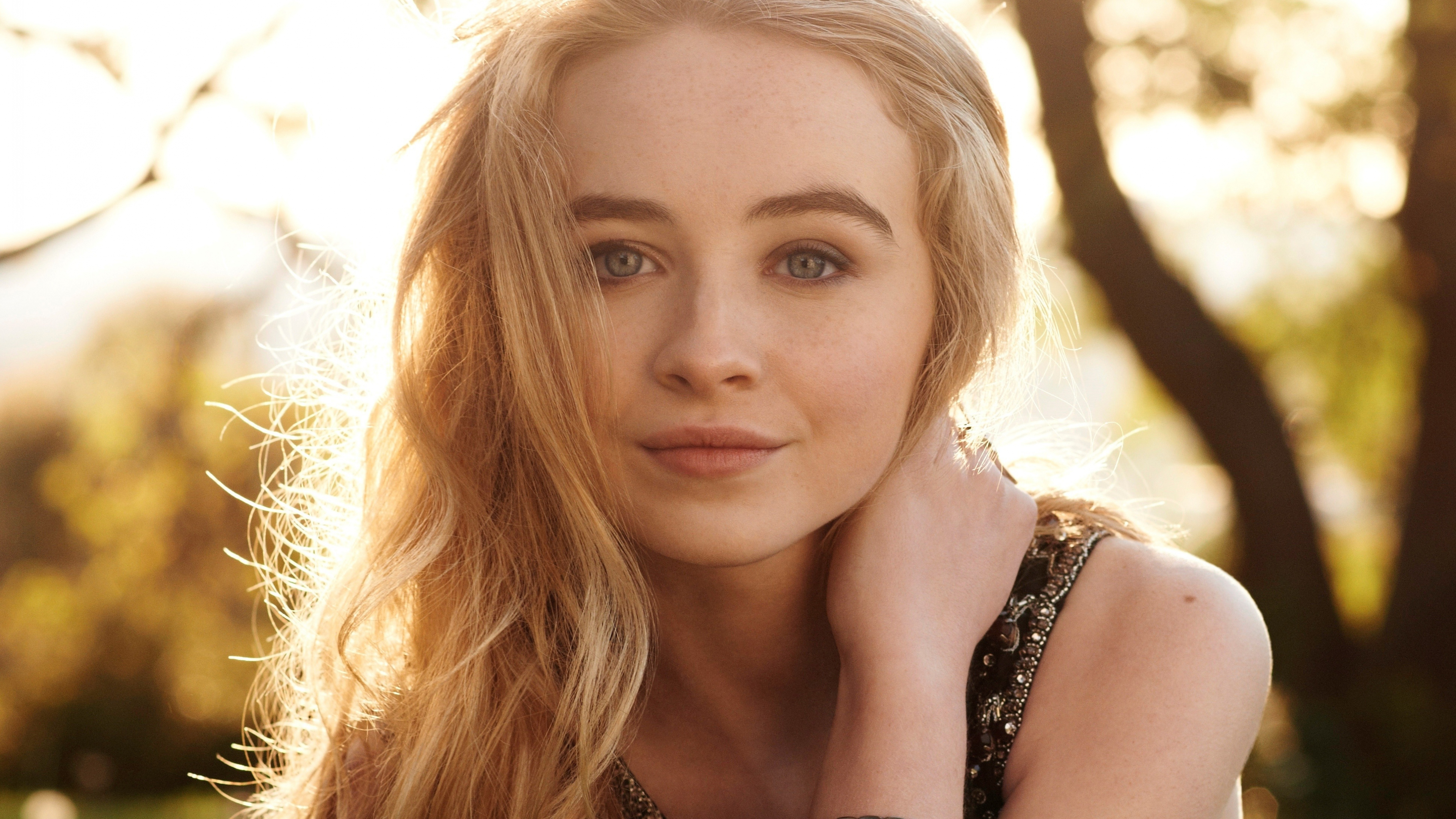 wallpaper 3840x2160 sabrina carpenter