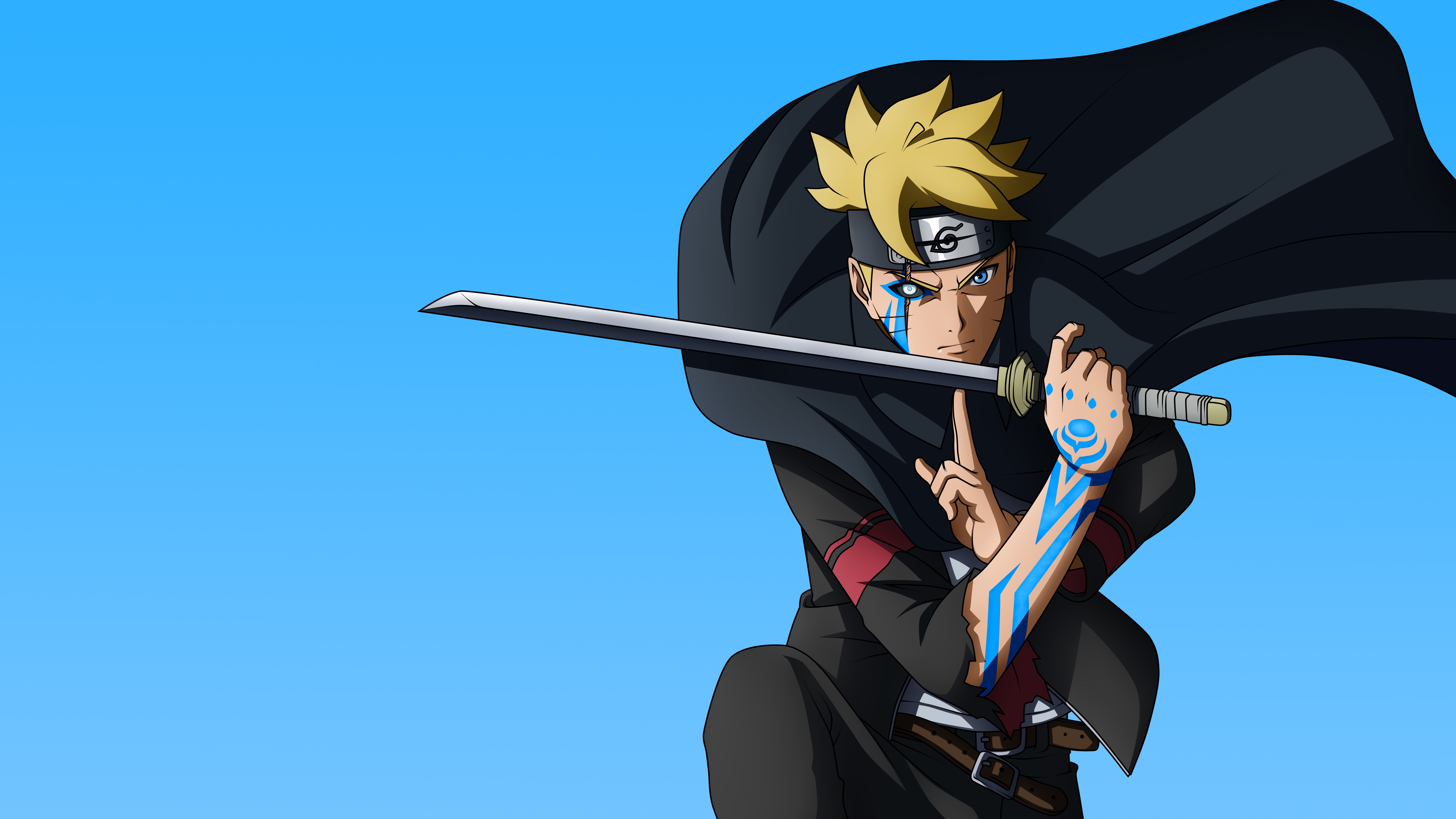 Wallpaper sword, Naruto, karma, tatto