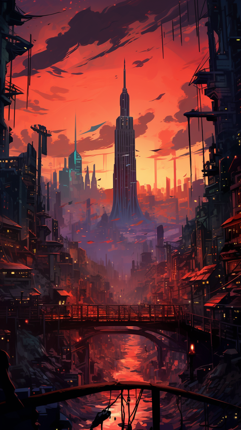 Dystopian Dreamscapes Wallpaper