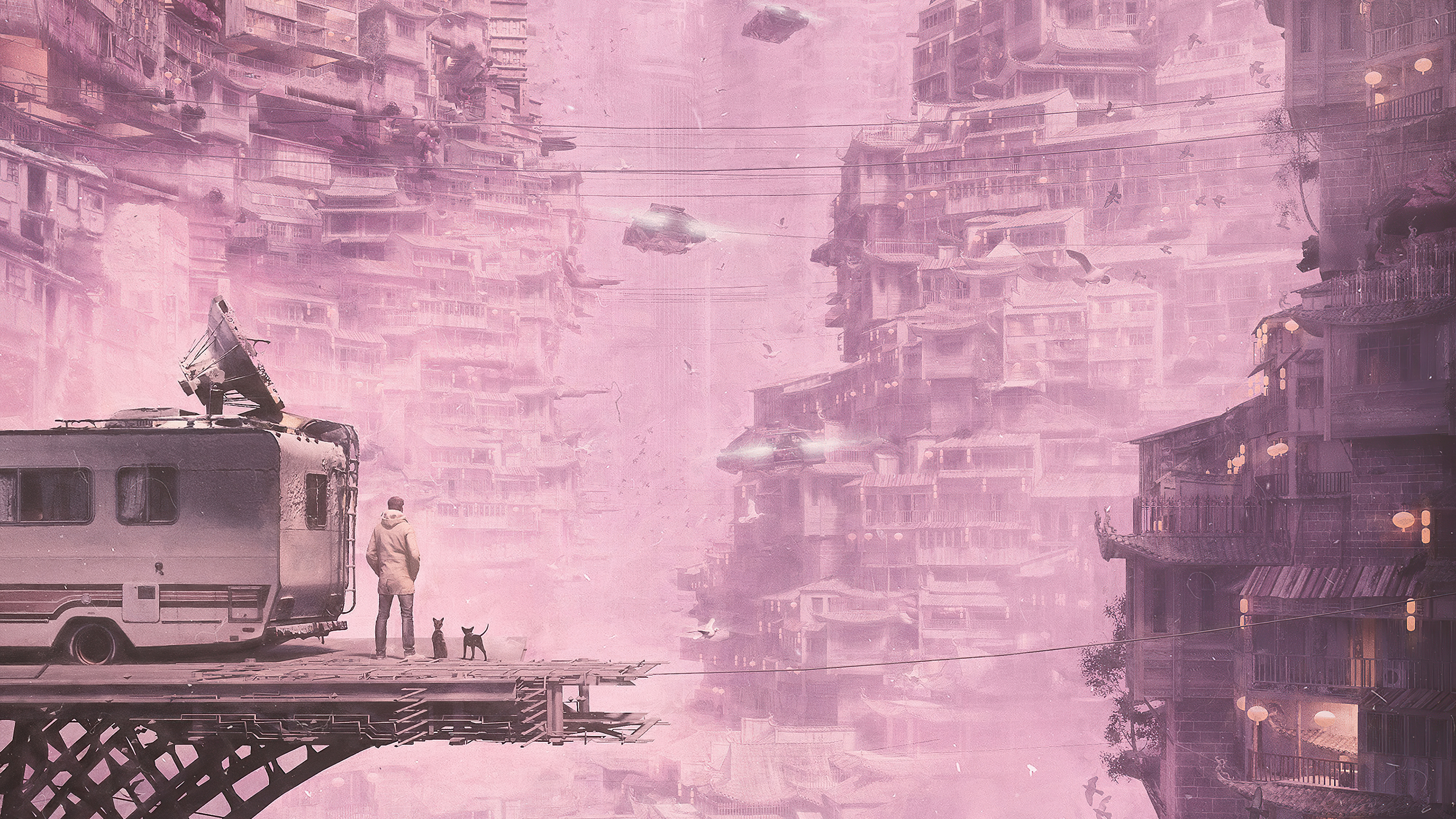 Dystopian Visions Wallpaper, HD Artist