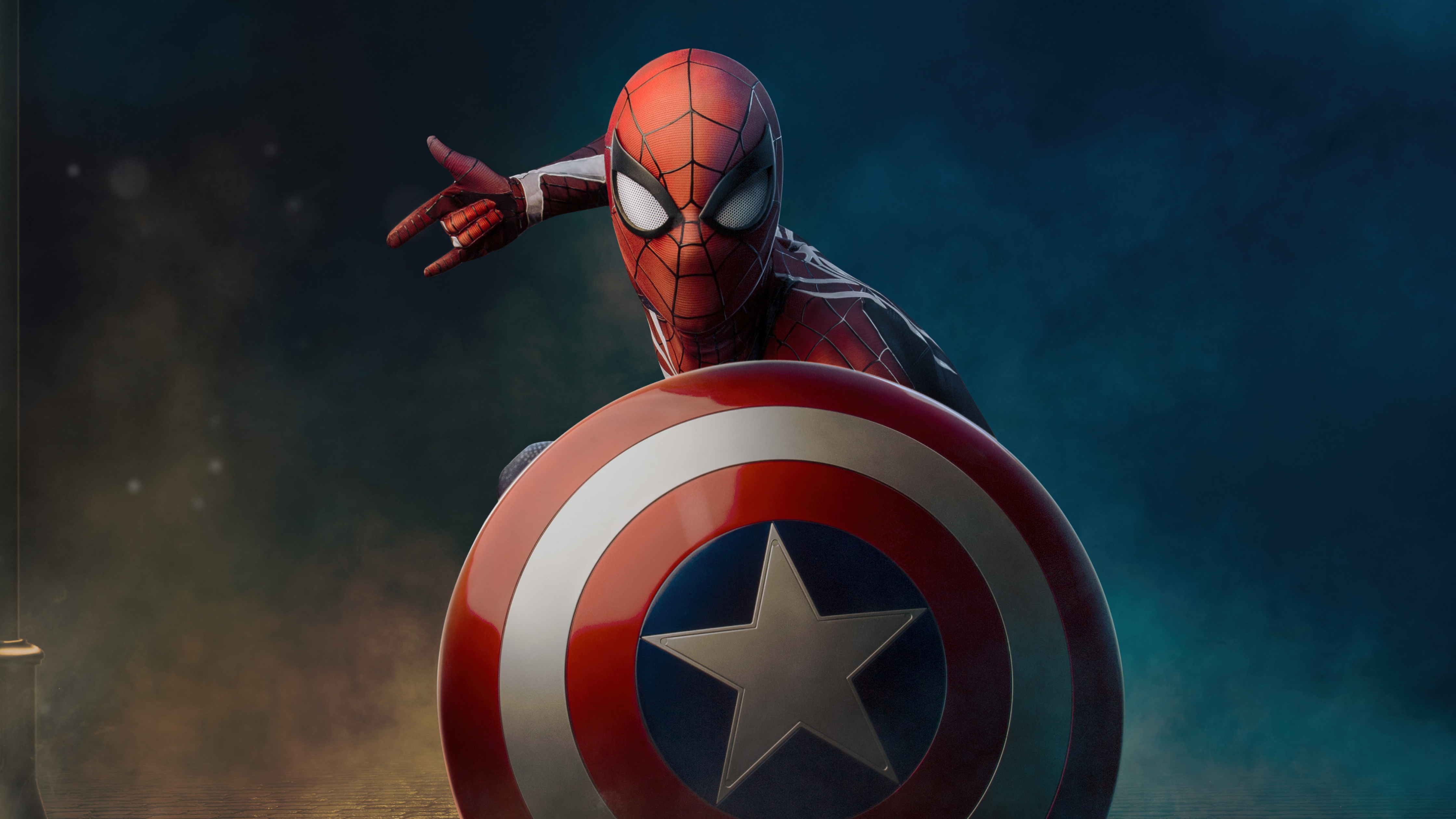 Spider Man Wallpaper 4K, Captain