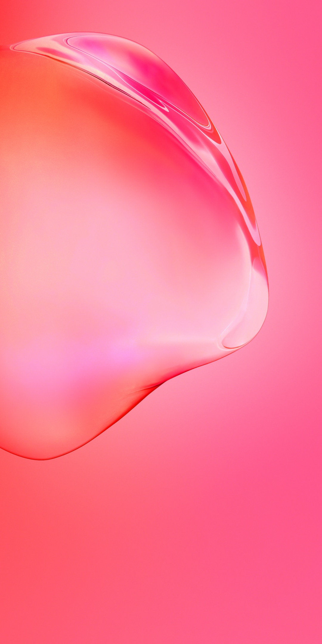 Samsung Galaxy S11 Wallpaper 4K, Red gradient, Bubble, Stock