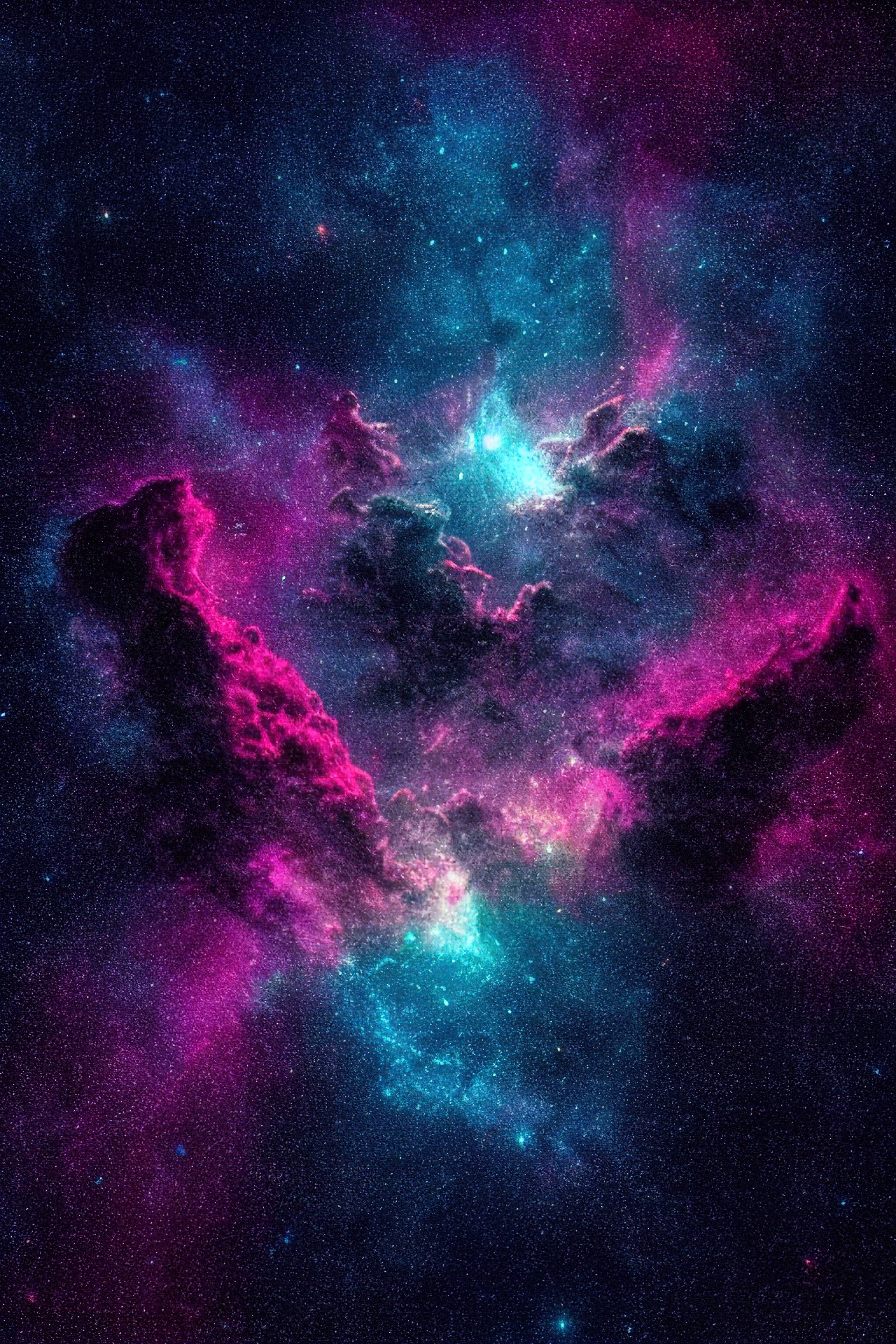 A galaxy in space mobile wallpaper, r