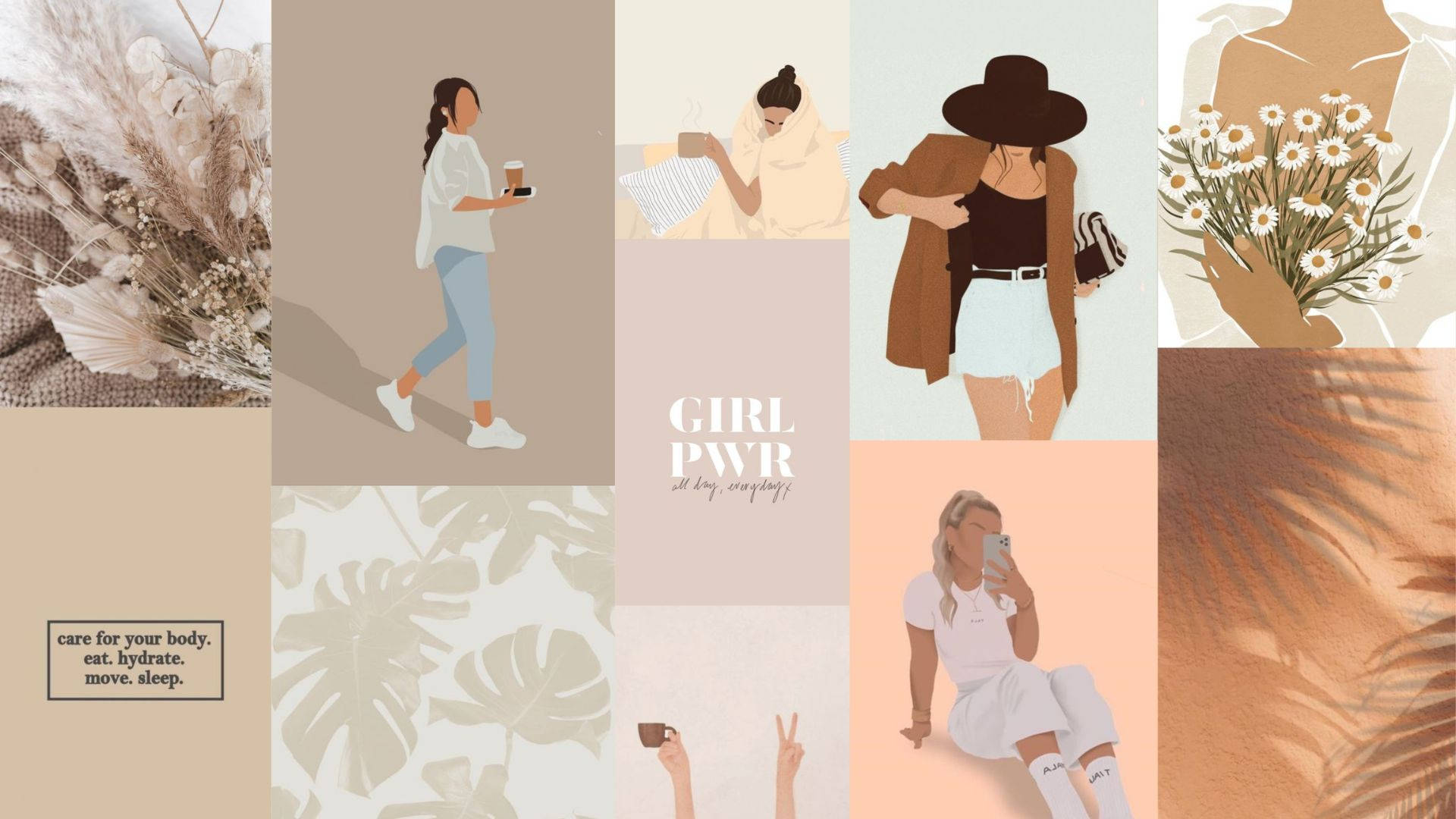 Girls Cute Aesthetic Wallpaper