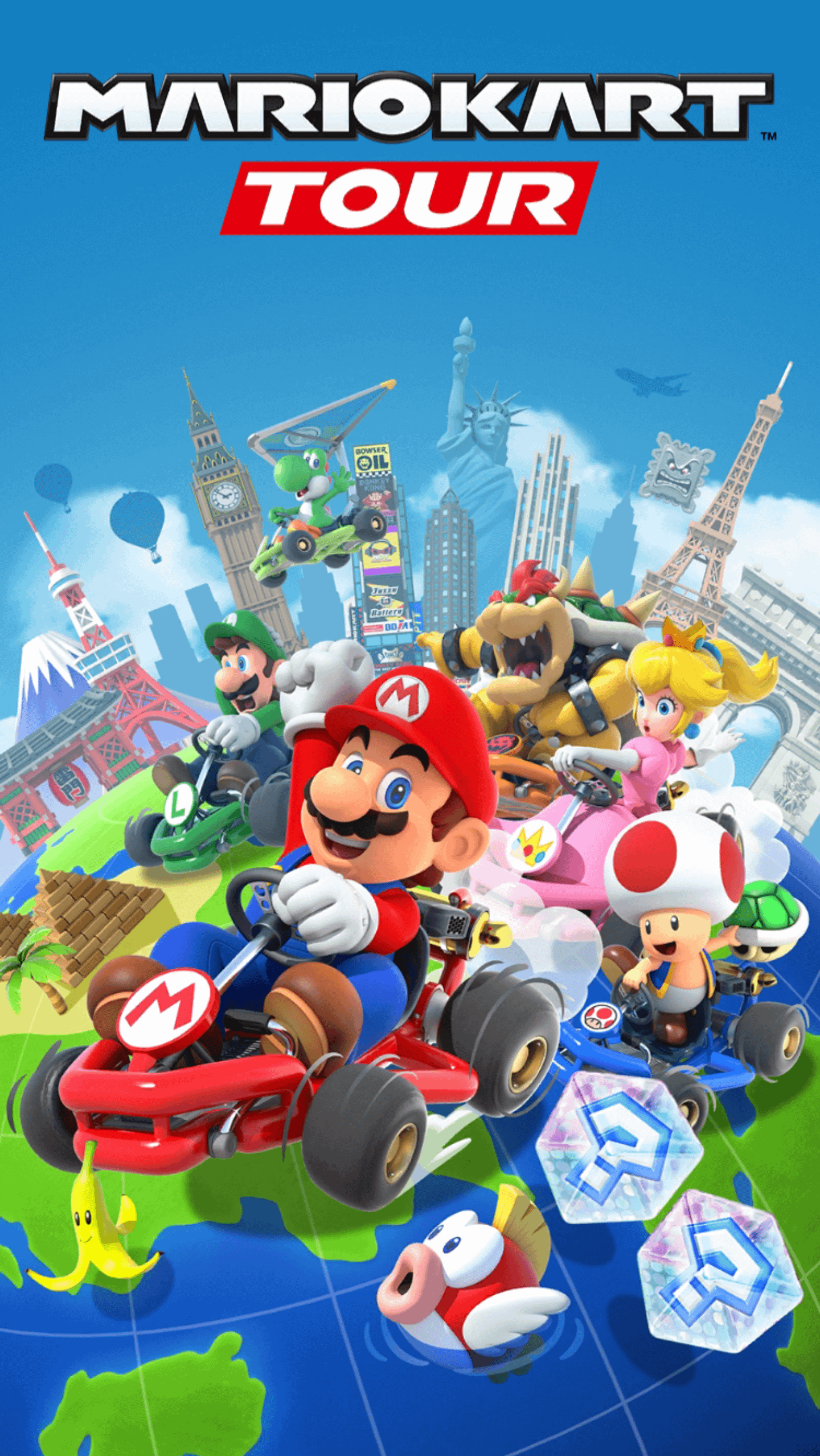 Mario kart tour wallpaper!, r