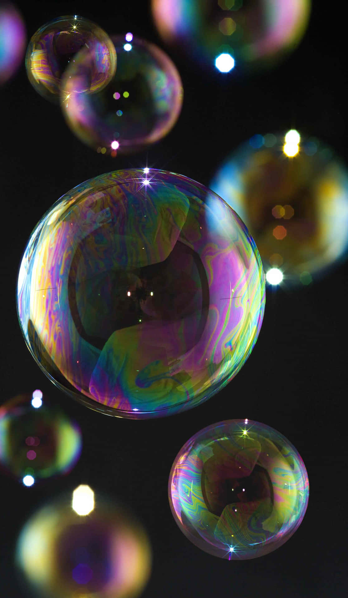 with Bubbles Phone Wallpaper