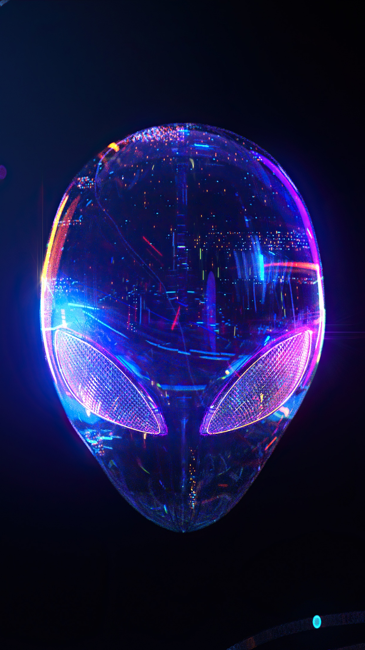 Alienware Wallpaper 4K, Logo, Neon