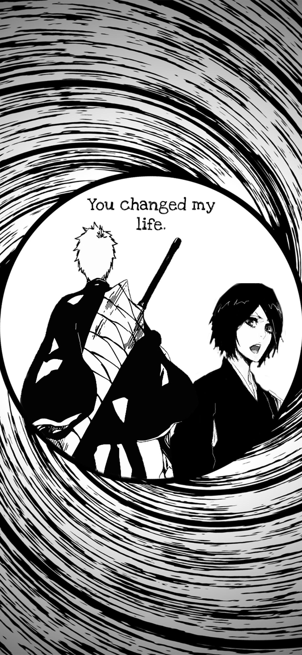 I made a Bleach phone wallpaper, free to use!