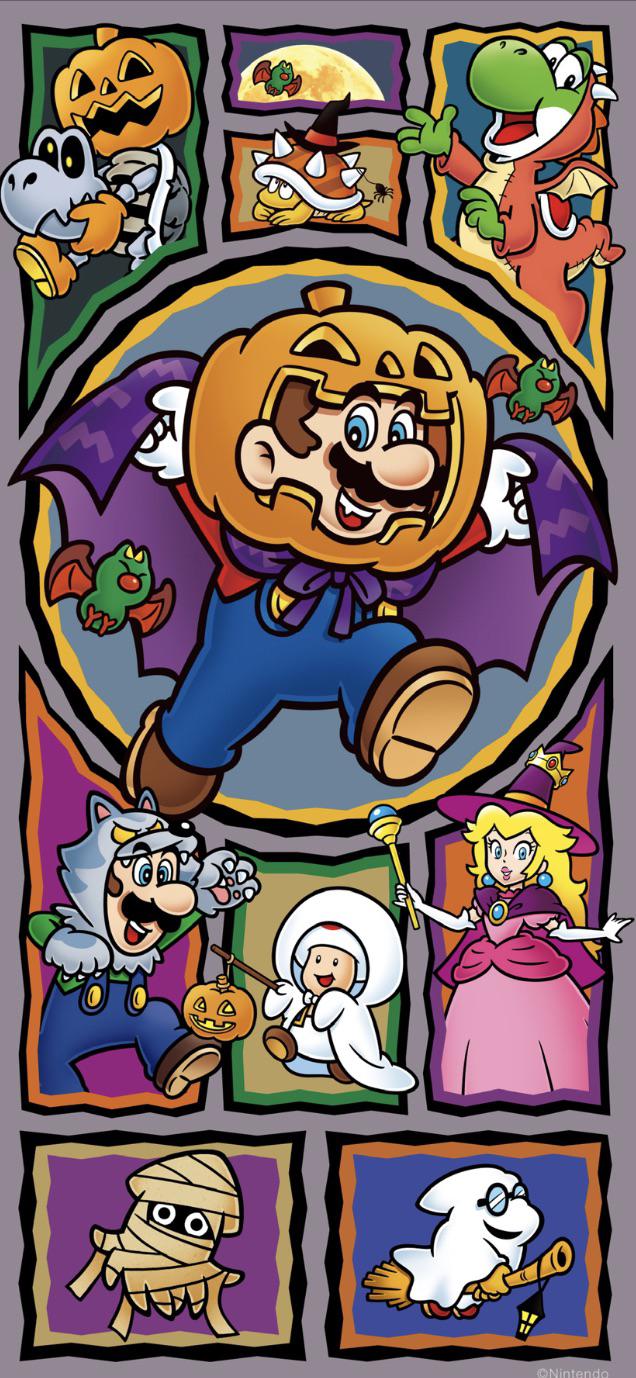 Mario kart tour Halloween wallpaper