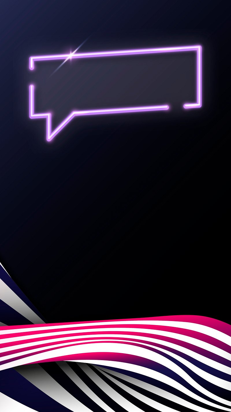 Neon Lights Phone Screen Wallpaper