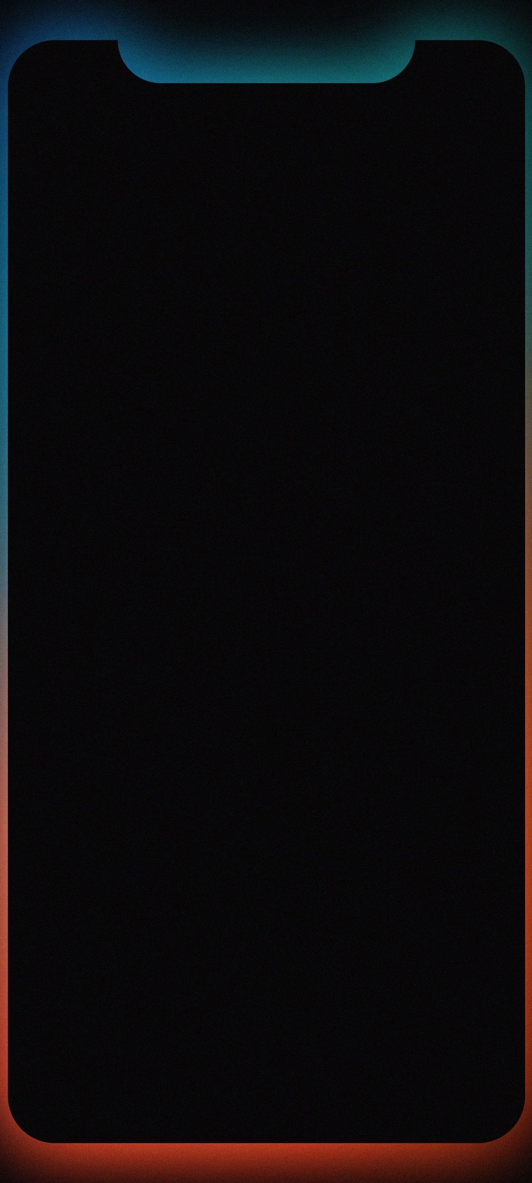 Border Amoled Black Neon Wallpaper