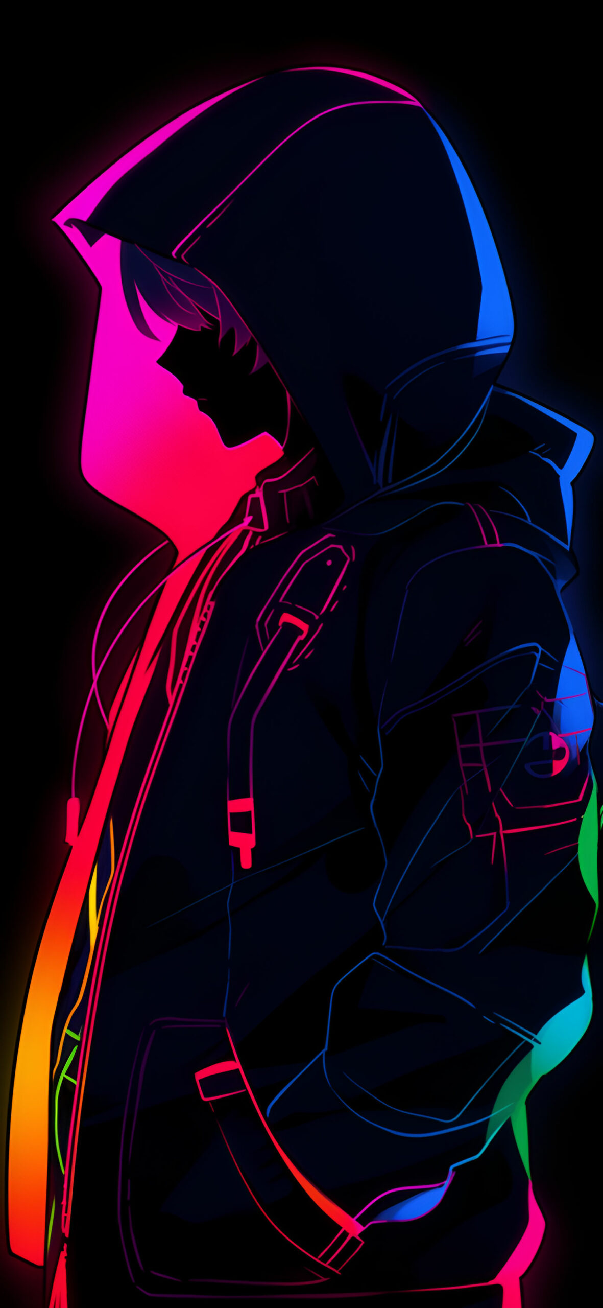 Neon Lines Wallpaper