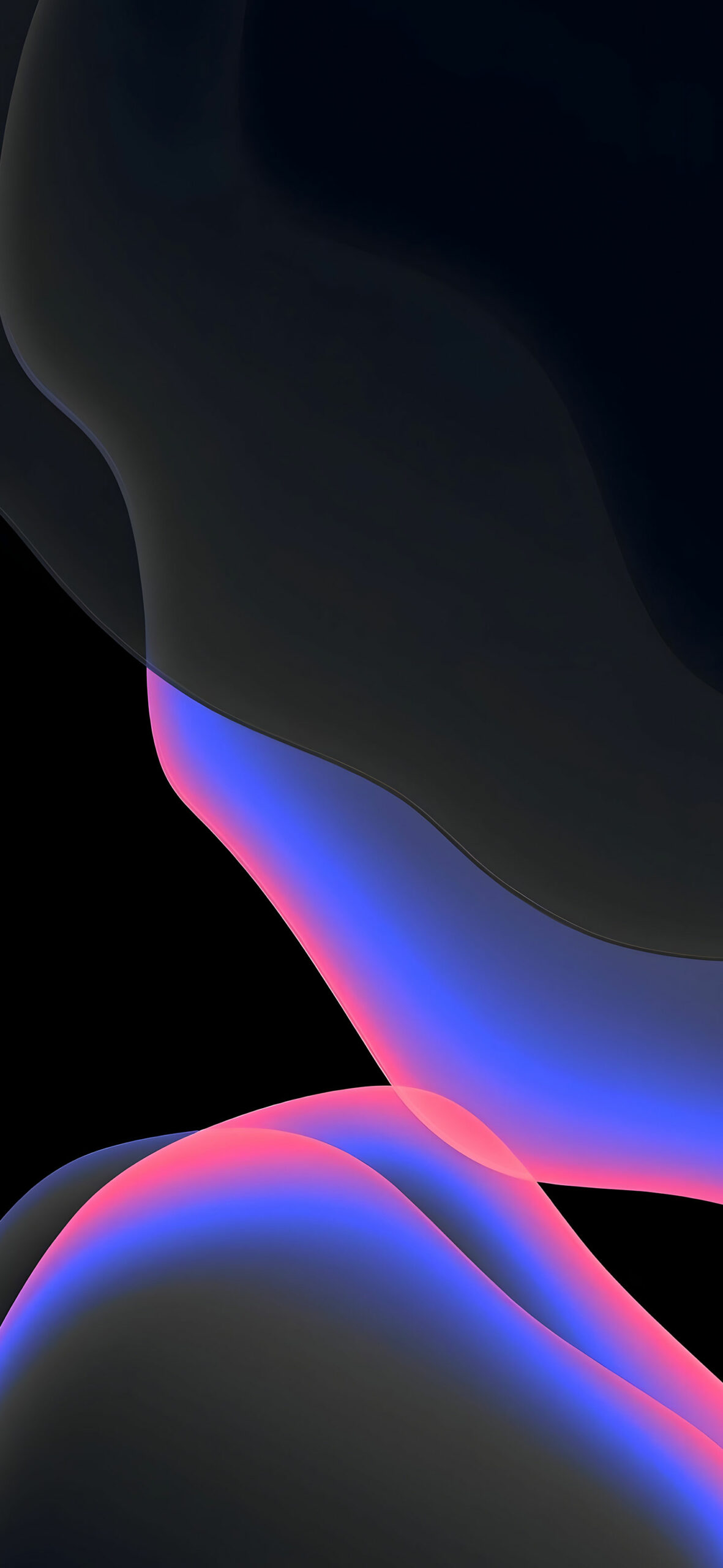 Abstract Waves Minimalist Wallpaper