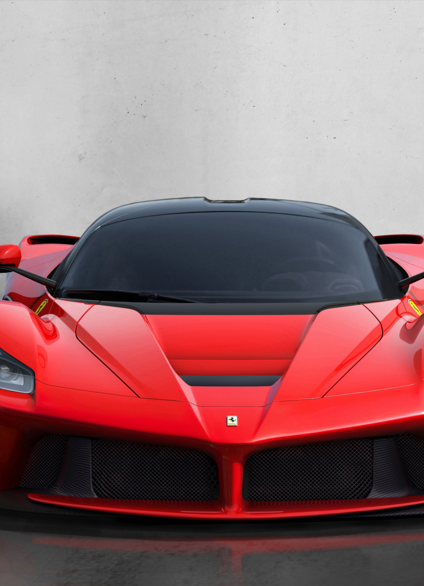 red, ferrari laferrari, iphone