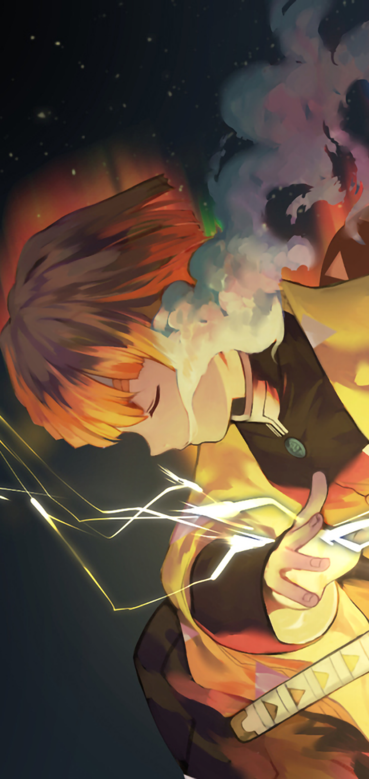 Zenitsu Agatsuma Phone Wallpaper