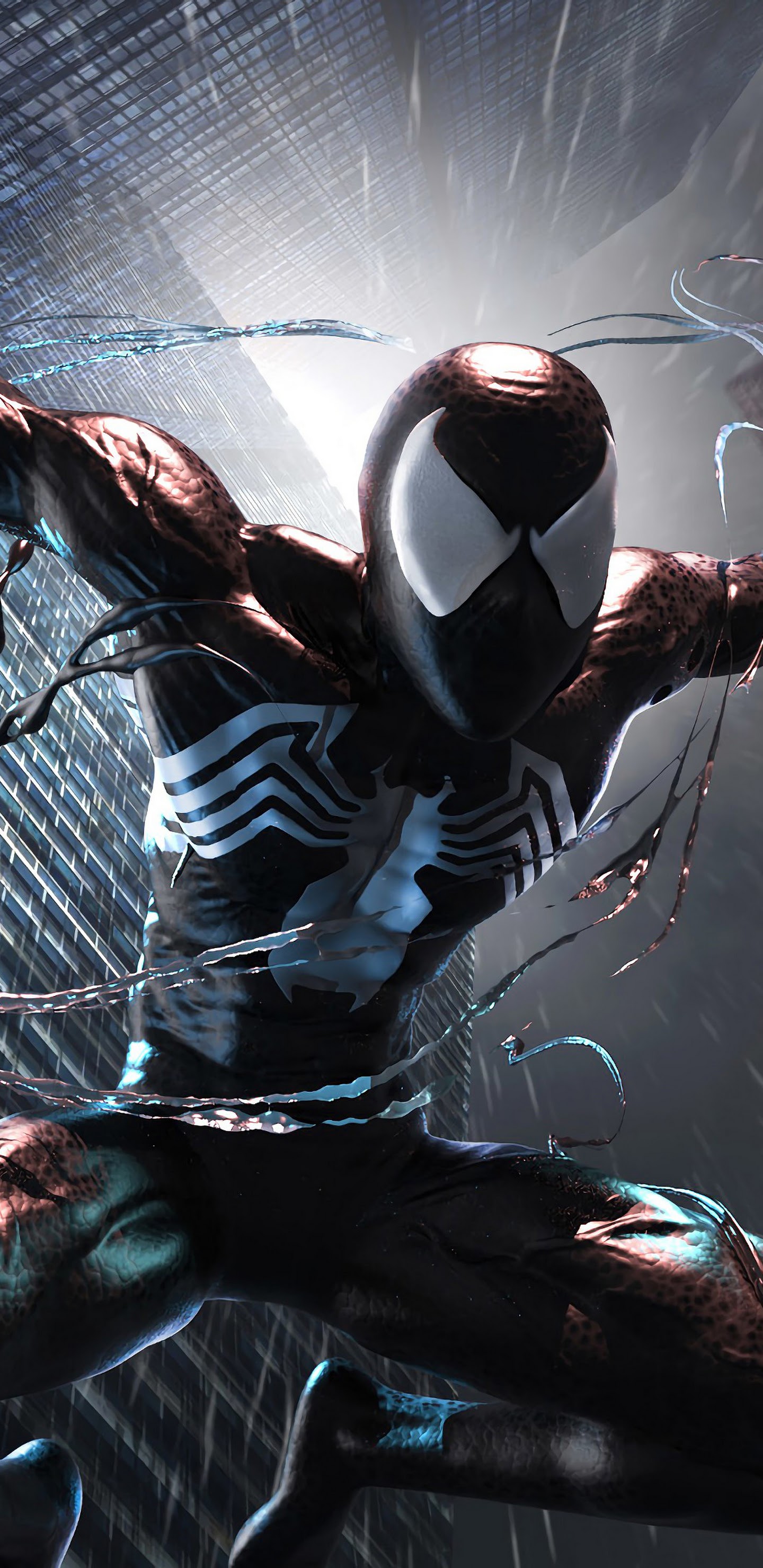 Spider Man Symbiote 4K Wallpaper