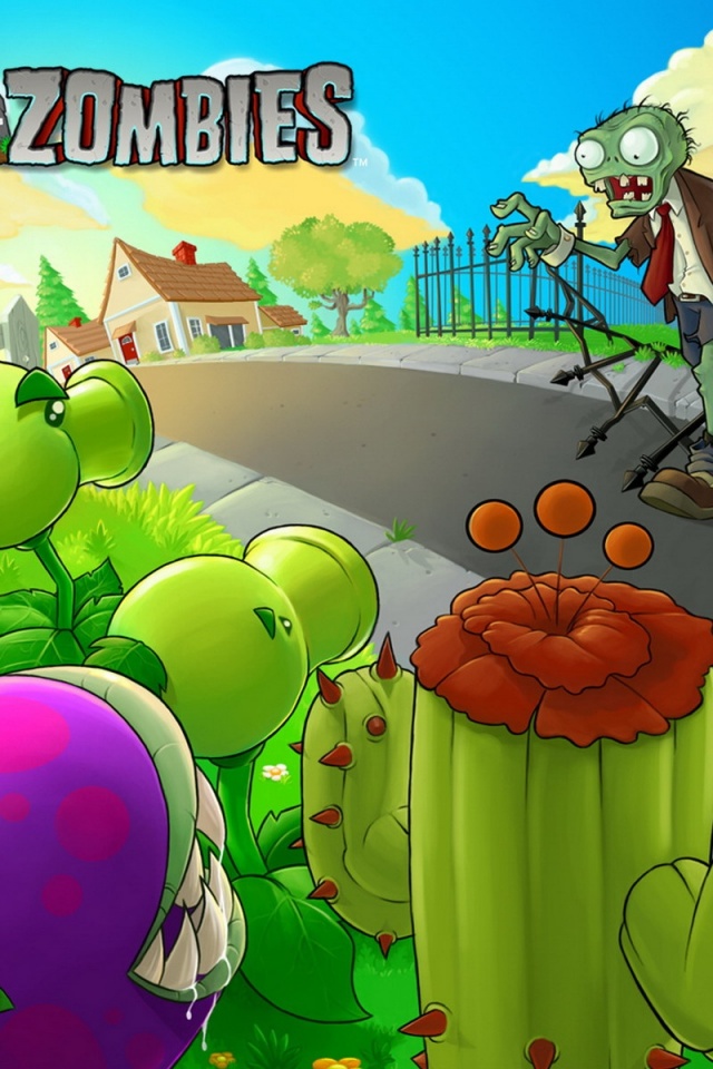 Plants vs Zombies iPhone Wallpaper
