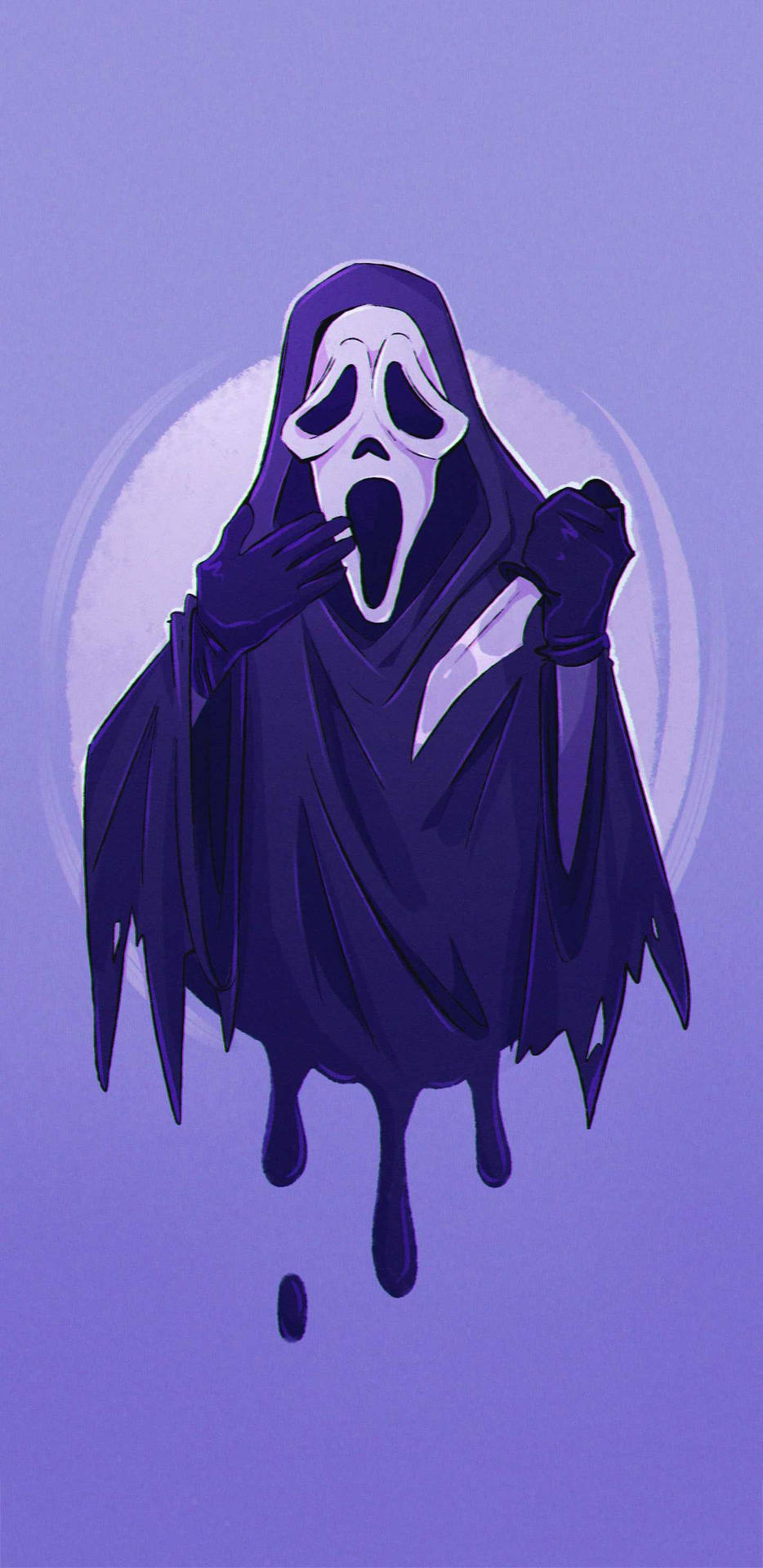Download free Ghostface Purple Cartoon