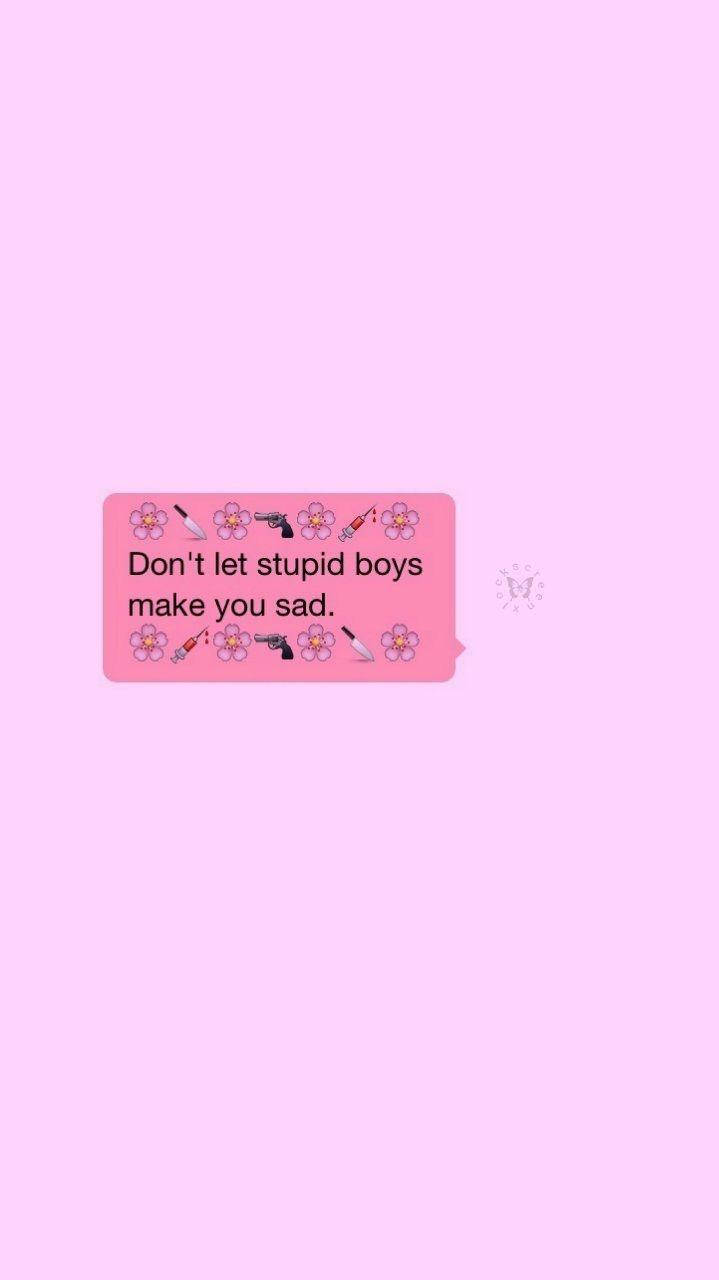 Download IPhone Pink Aesthetic Stupid