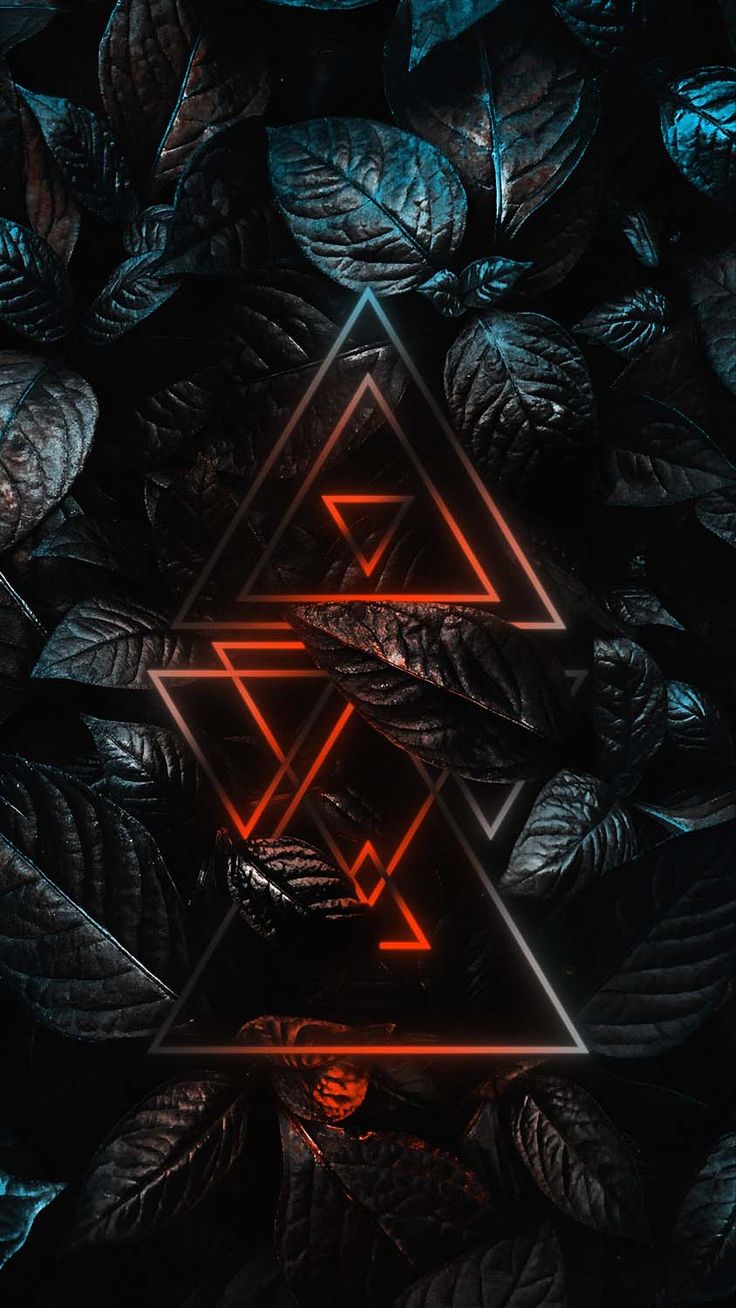 Dark Triangles IPhone Wallpaper HD
