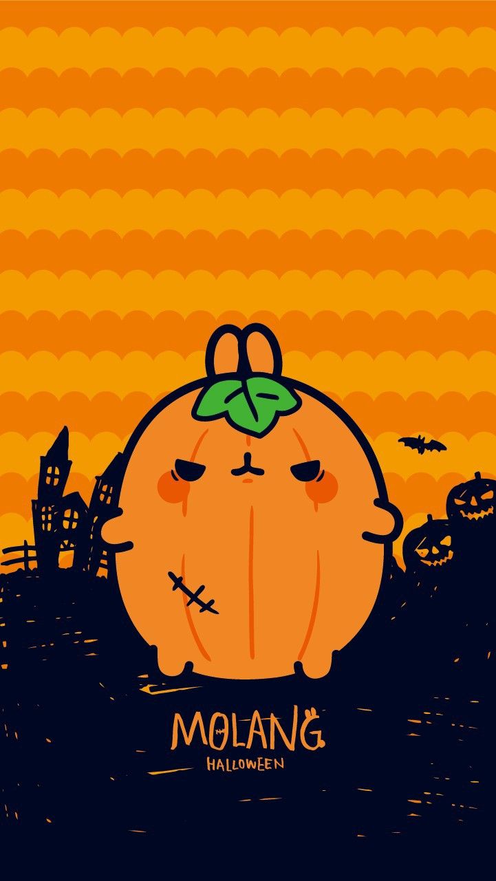 Molang wallpaper, Halloween wallpaper