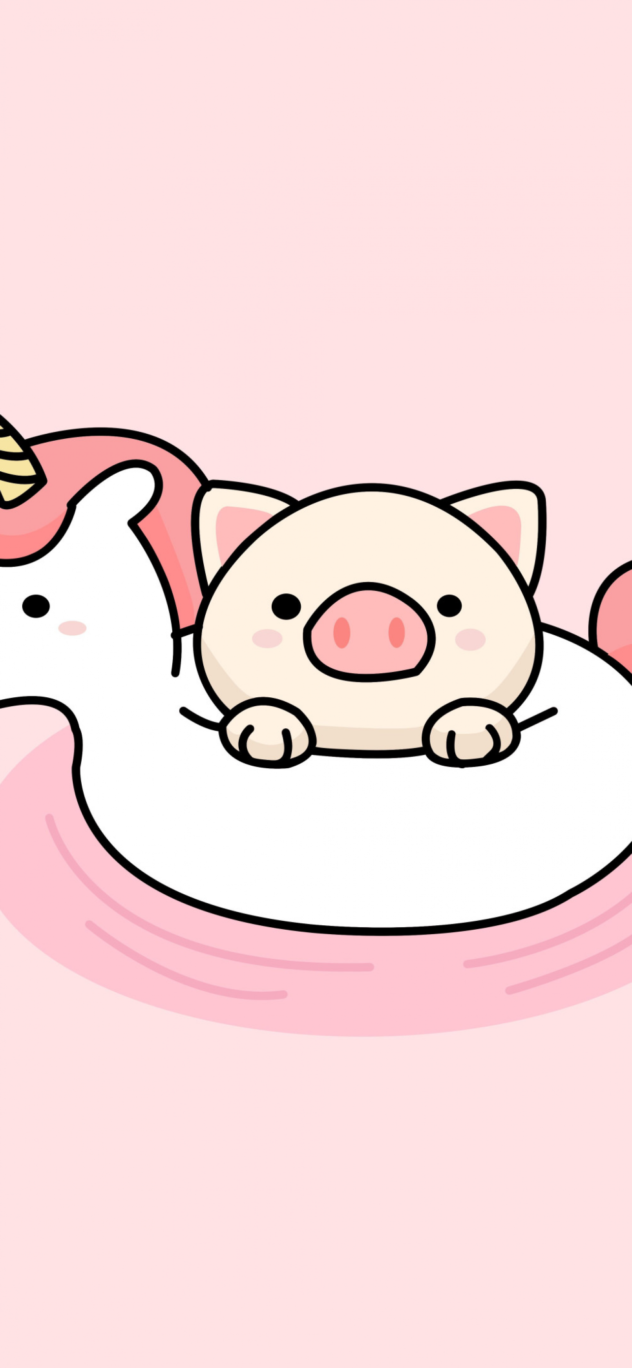 Kawaii unicorn Wallpaper 4K, Cute