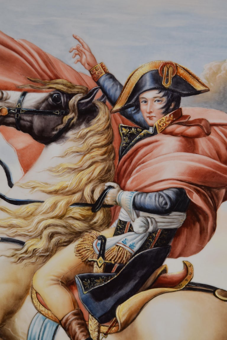 Napoleon Crossing the Alps, Oil