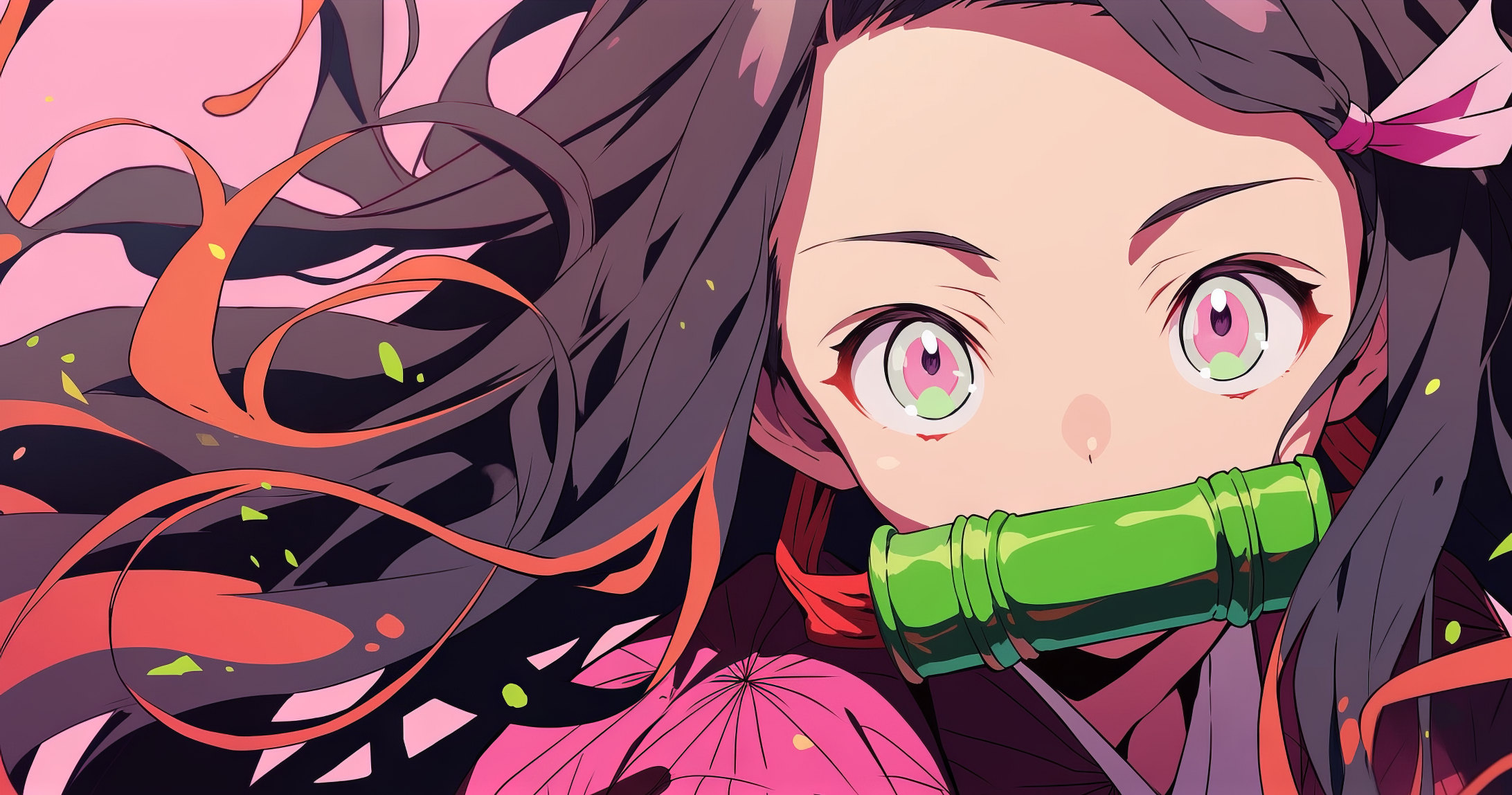 Nezuko Cute Lofi Styl Demon Slayer