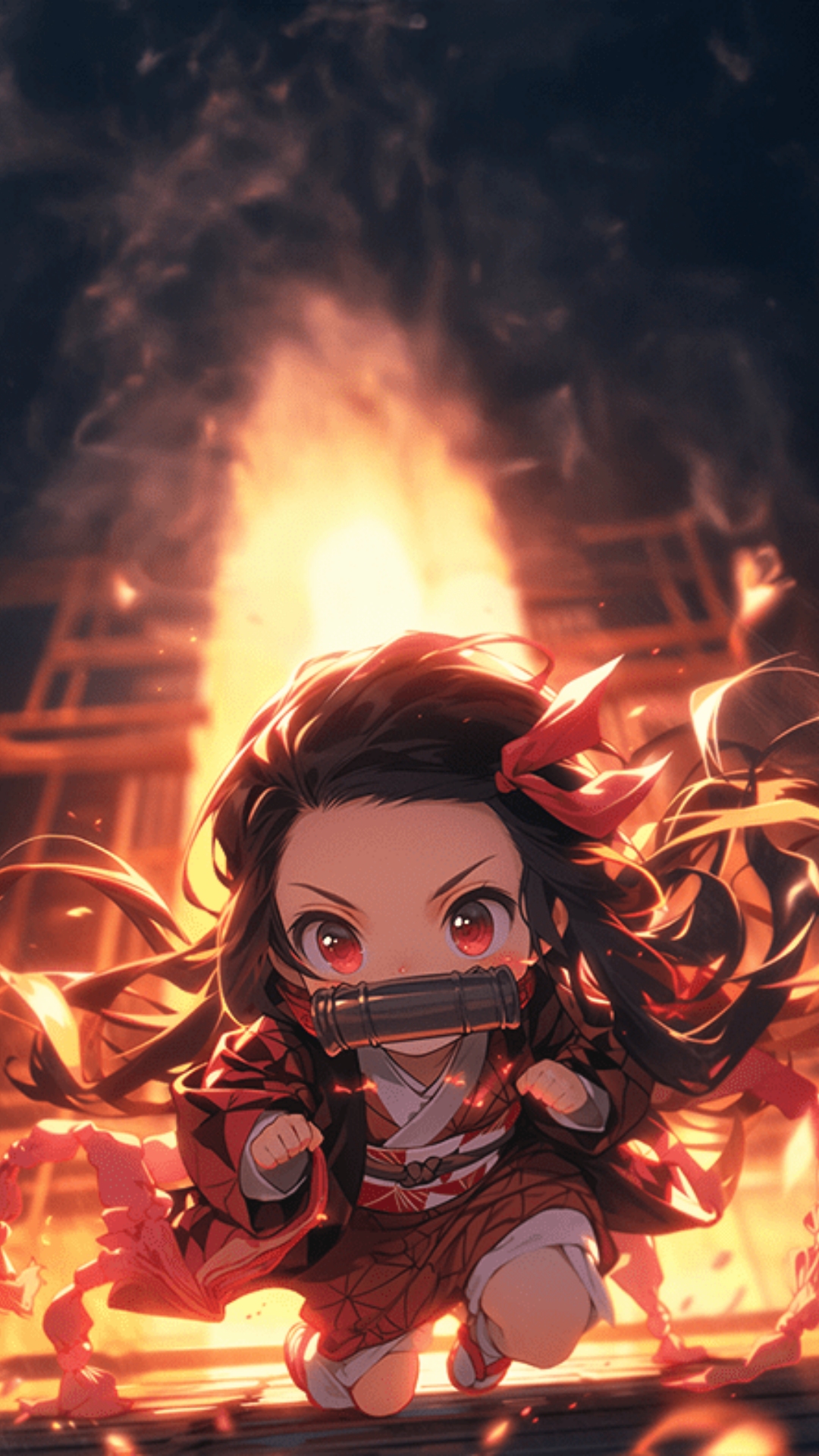 Nezuko Chibi Wallpaper