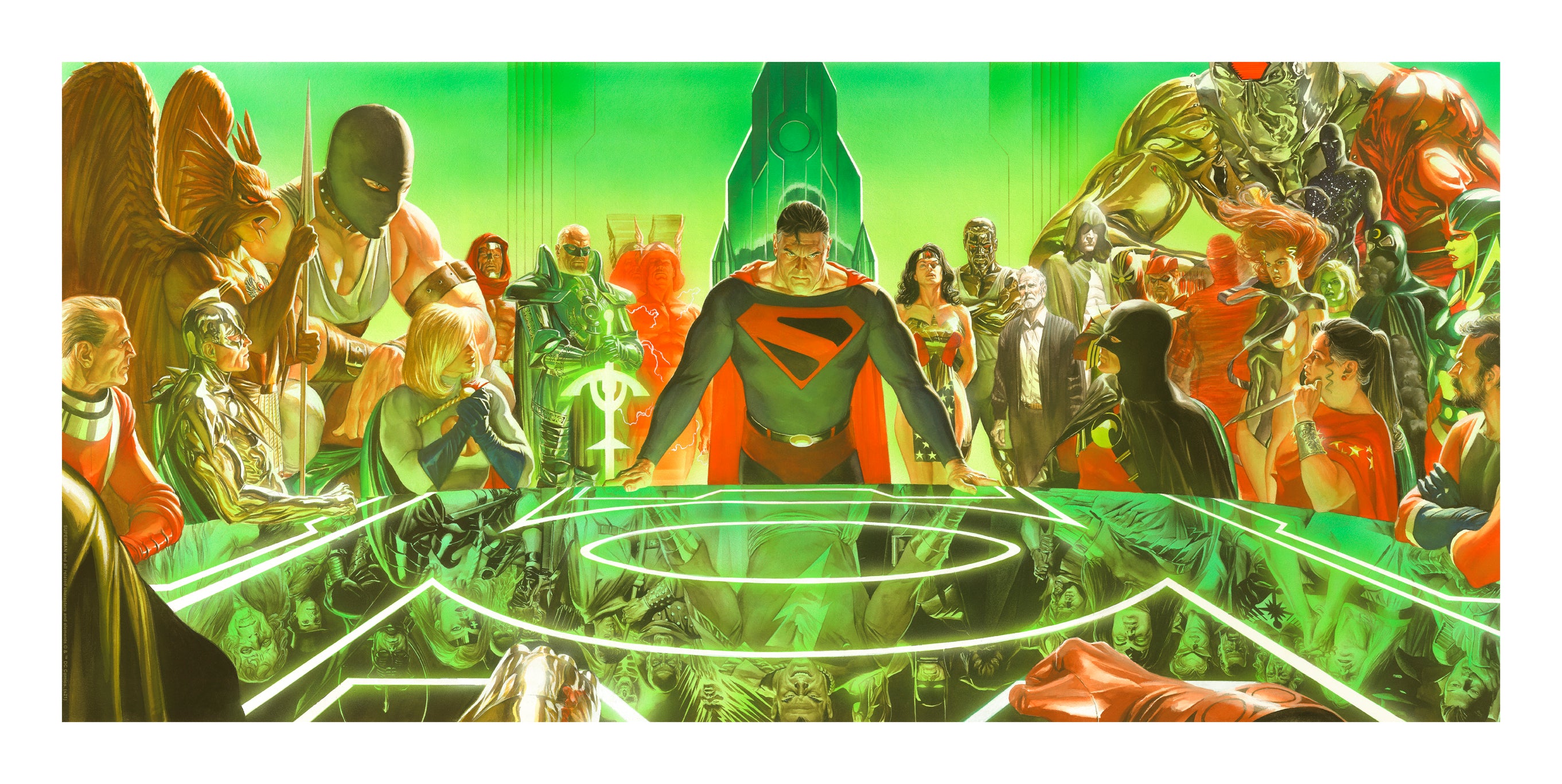 Alex Ross SIGNED Kingdom Come War Room