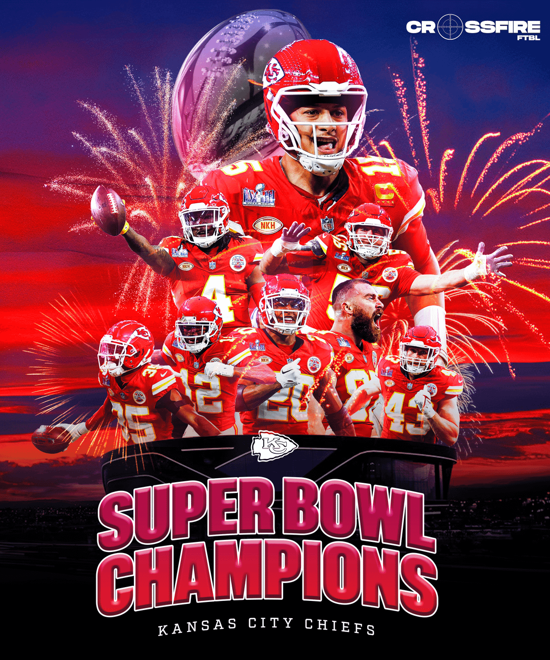 Kansas City Chiefs Super Bowl LVIII Champions Wallpapers - Wallpaper Cave