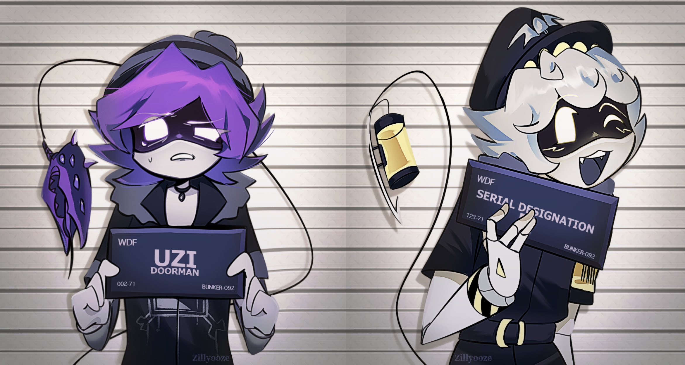 Ken Mugshot Redraws