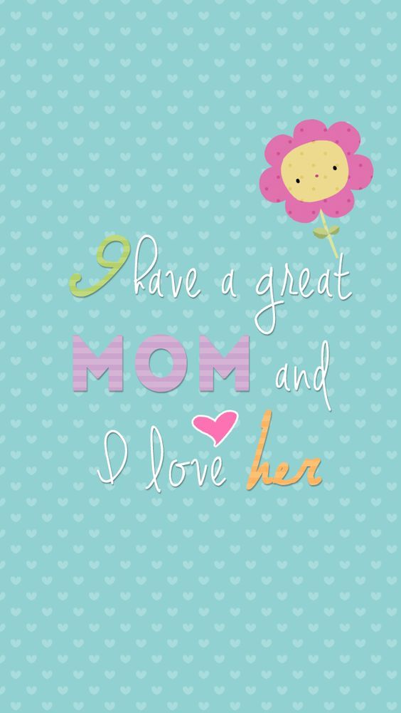 Beautiful Mothers Day iPhone Wallpaper