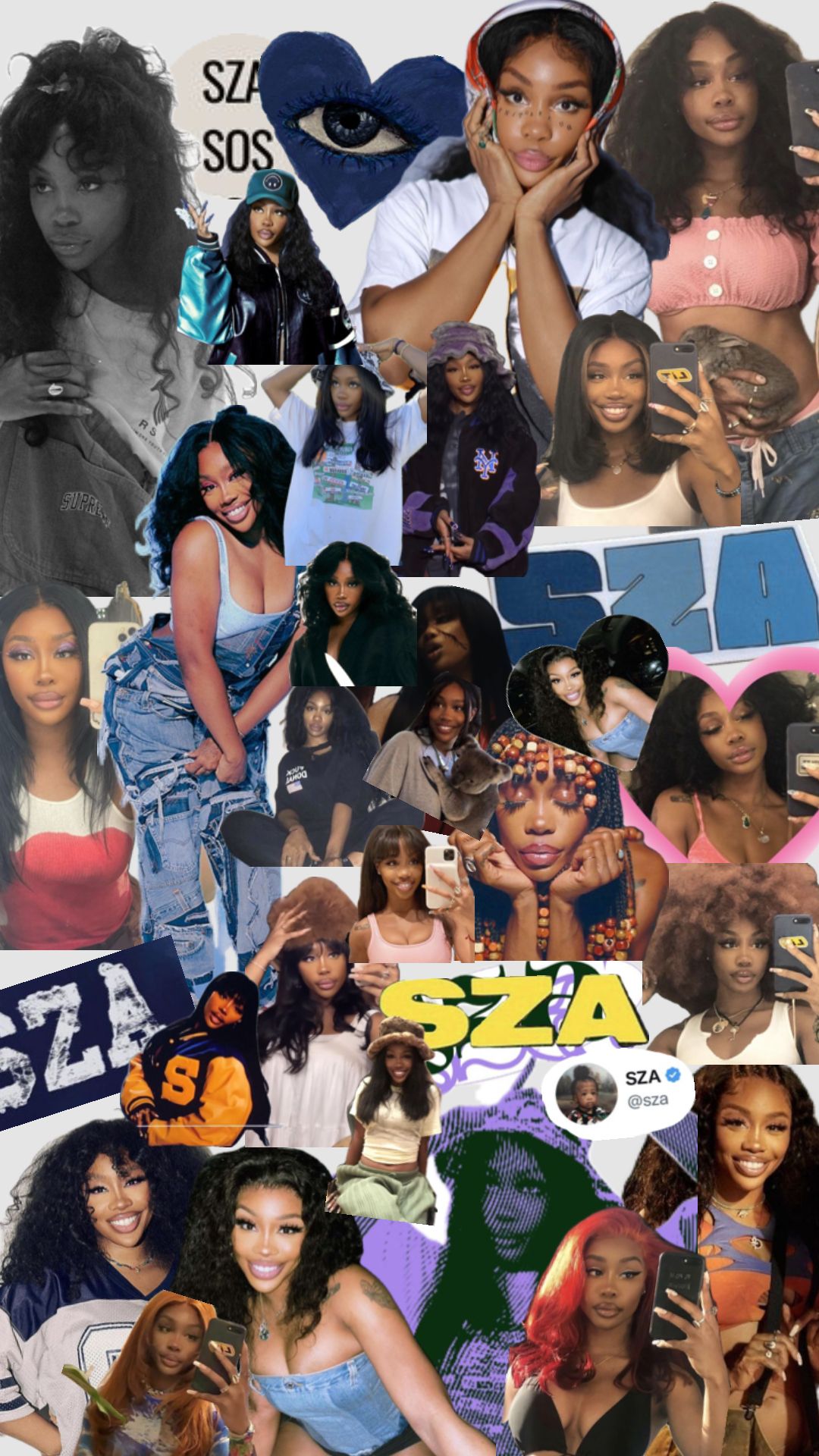 SZA Collage Wallpapers - Wallpaper Cave