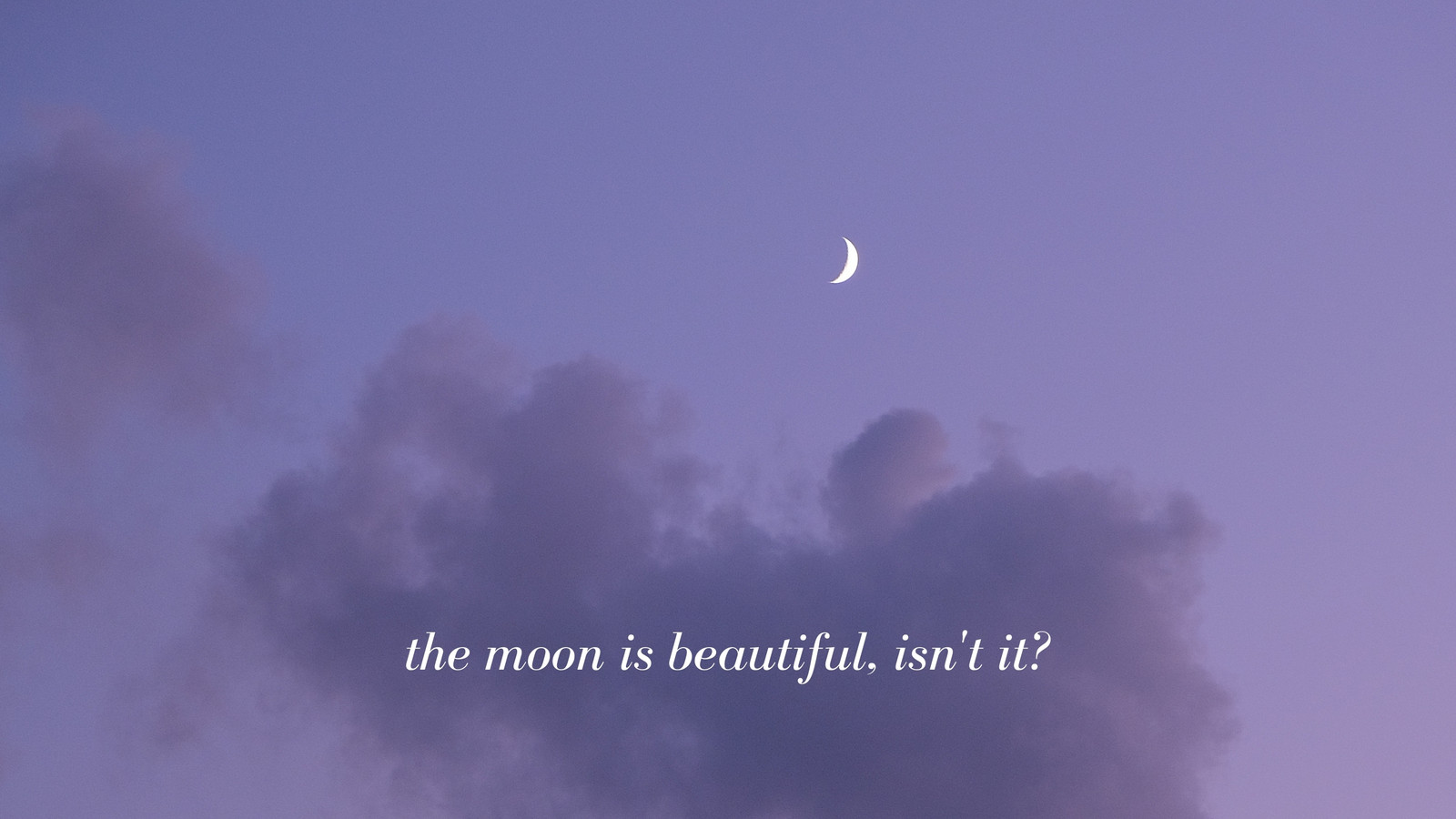 aesthetic moon wallpaper