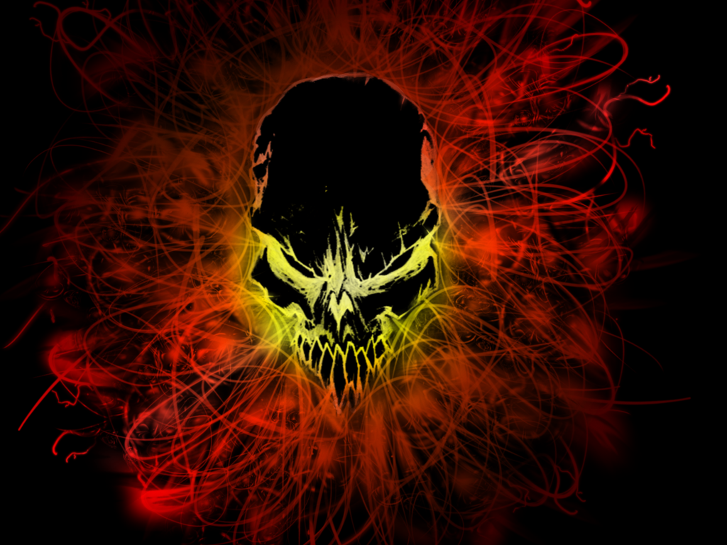 Stunning Full HD Skull Wallpaper