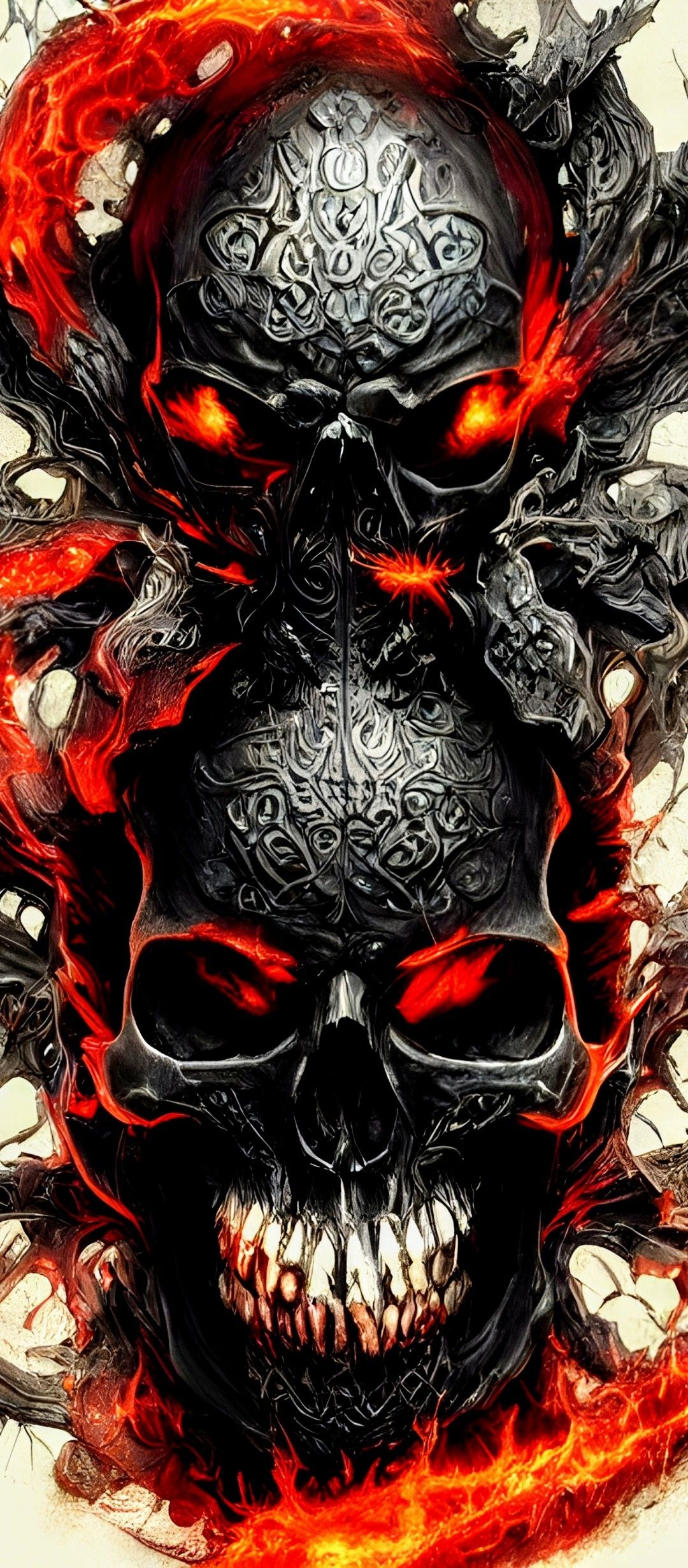 Skull wallpaper iphone, Skull wallpaper