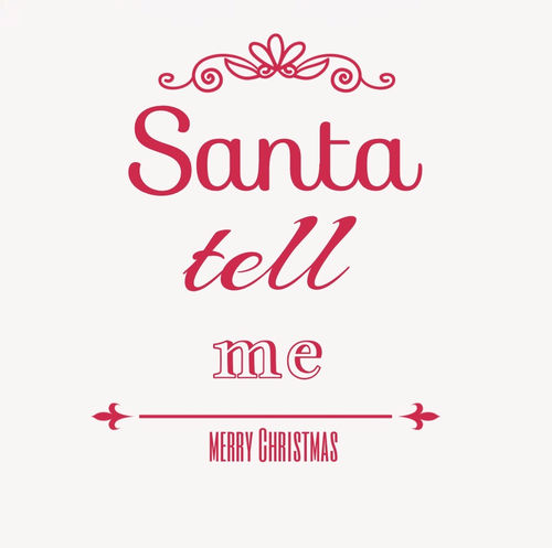Santa Tell Me Picture, Photo