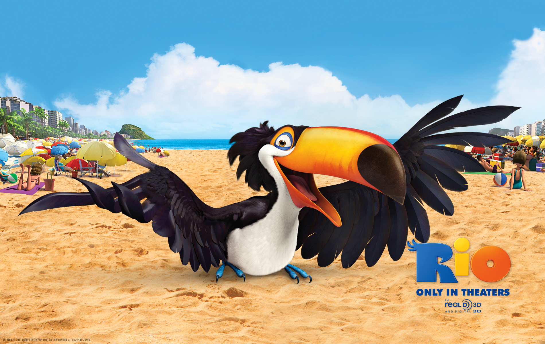 Rio Movie Wallpaper 1 Sport Stickers