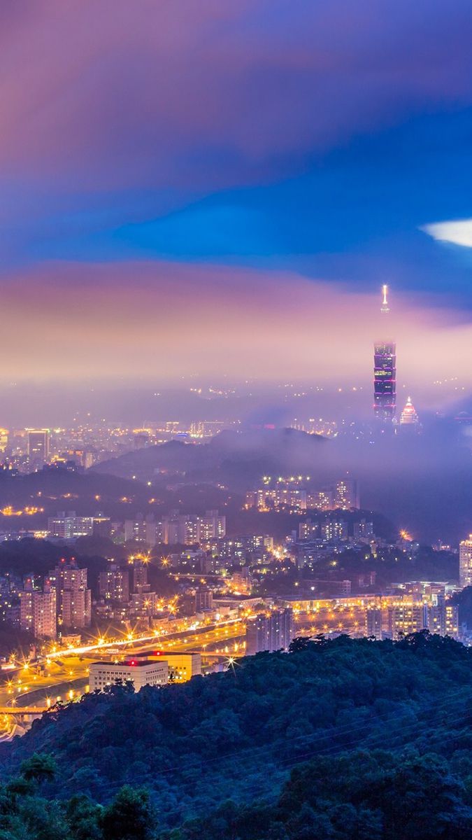 Taipei City Sunset Clouds IPhone